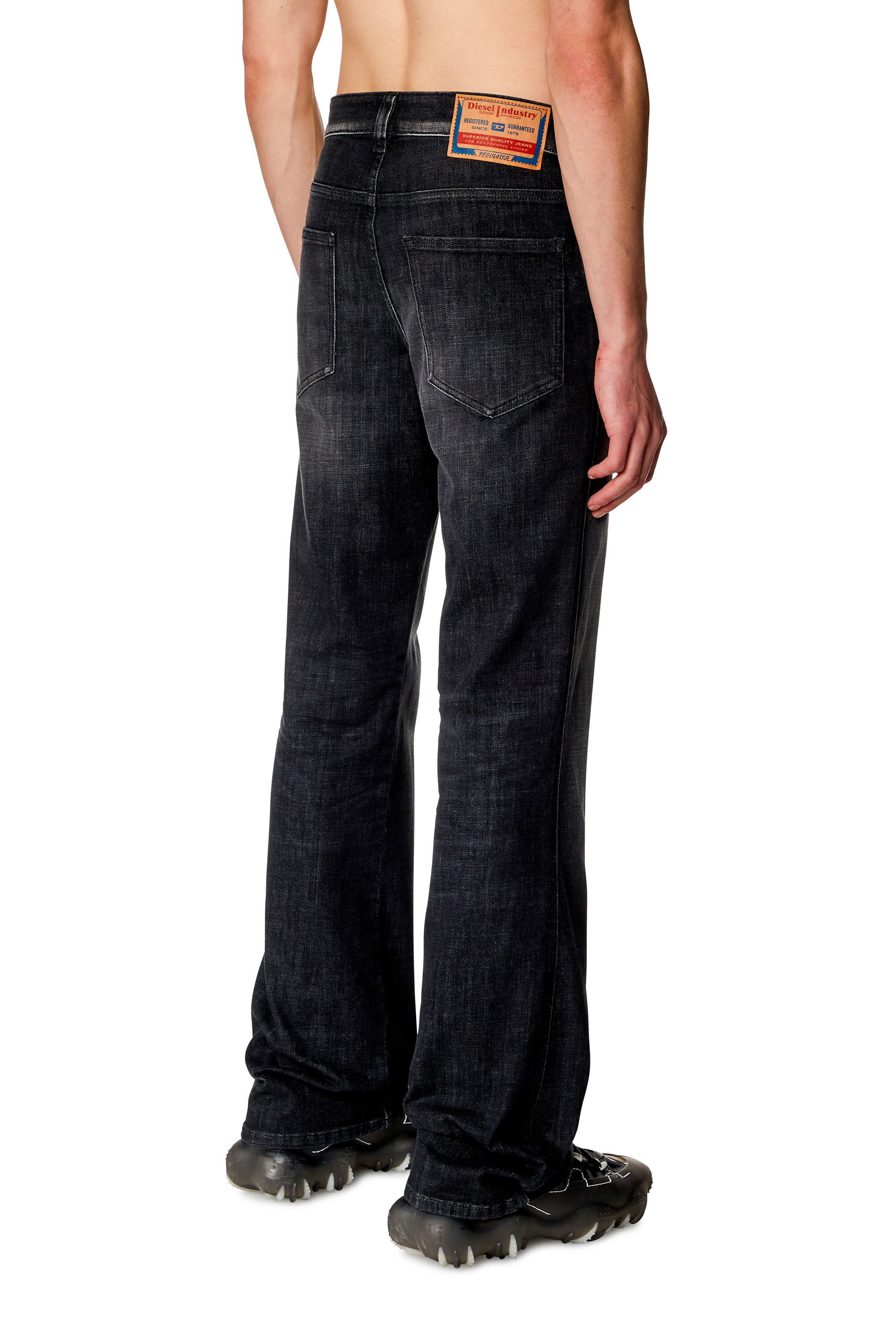 Diesel - Man Bootcut Jeans 1998 D-Buck 09H34, Black/Dark grey - Image 4