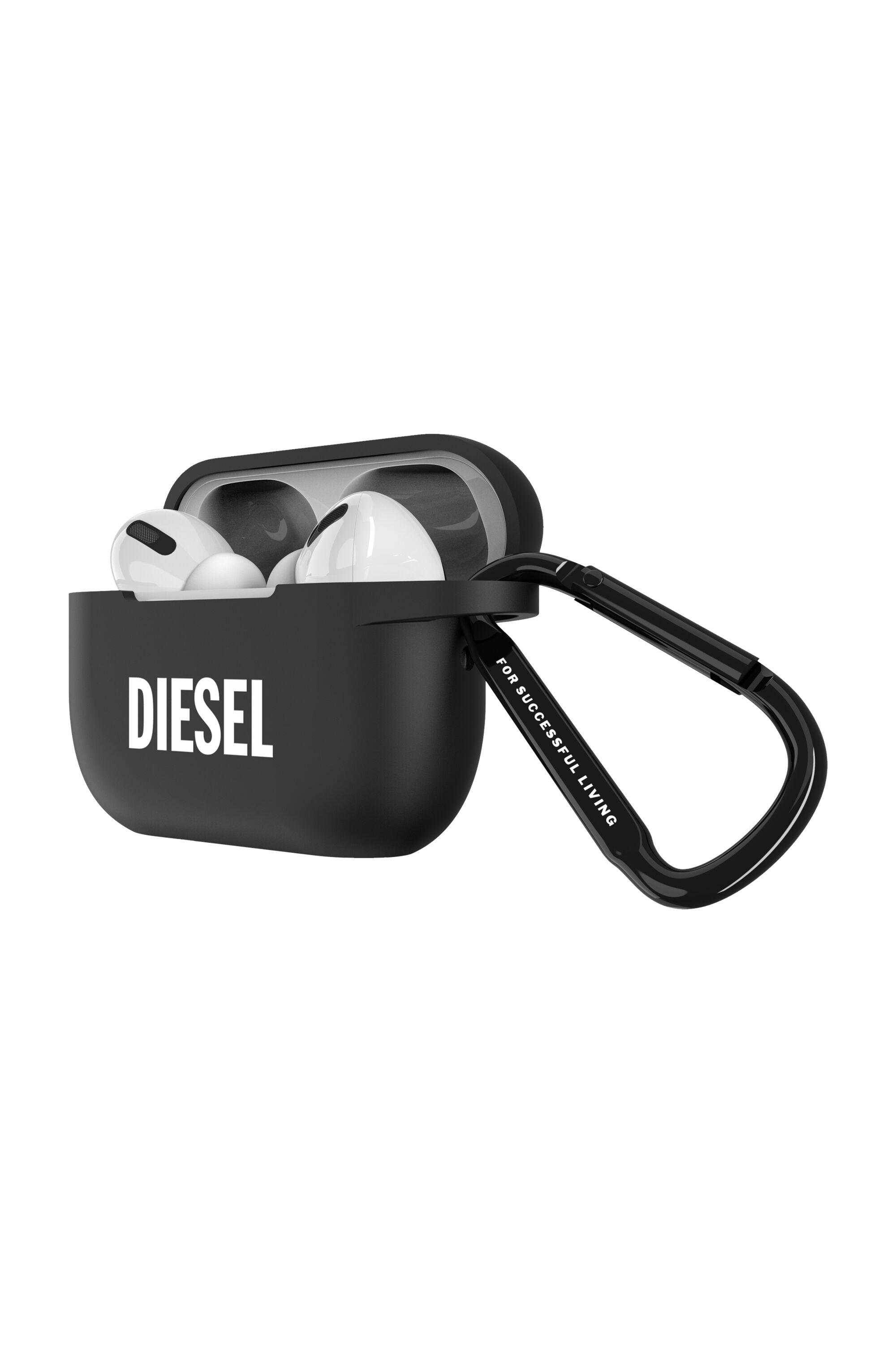 Diesel - 52955 AIRPOD CASE, Unisex Airpod case for airpods Pro/Pro 2 in Black - Image 3