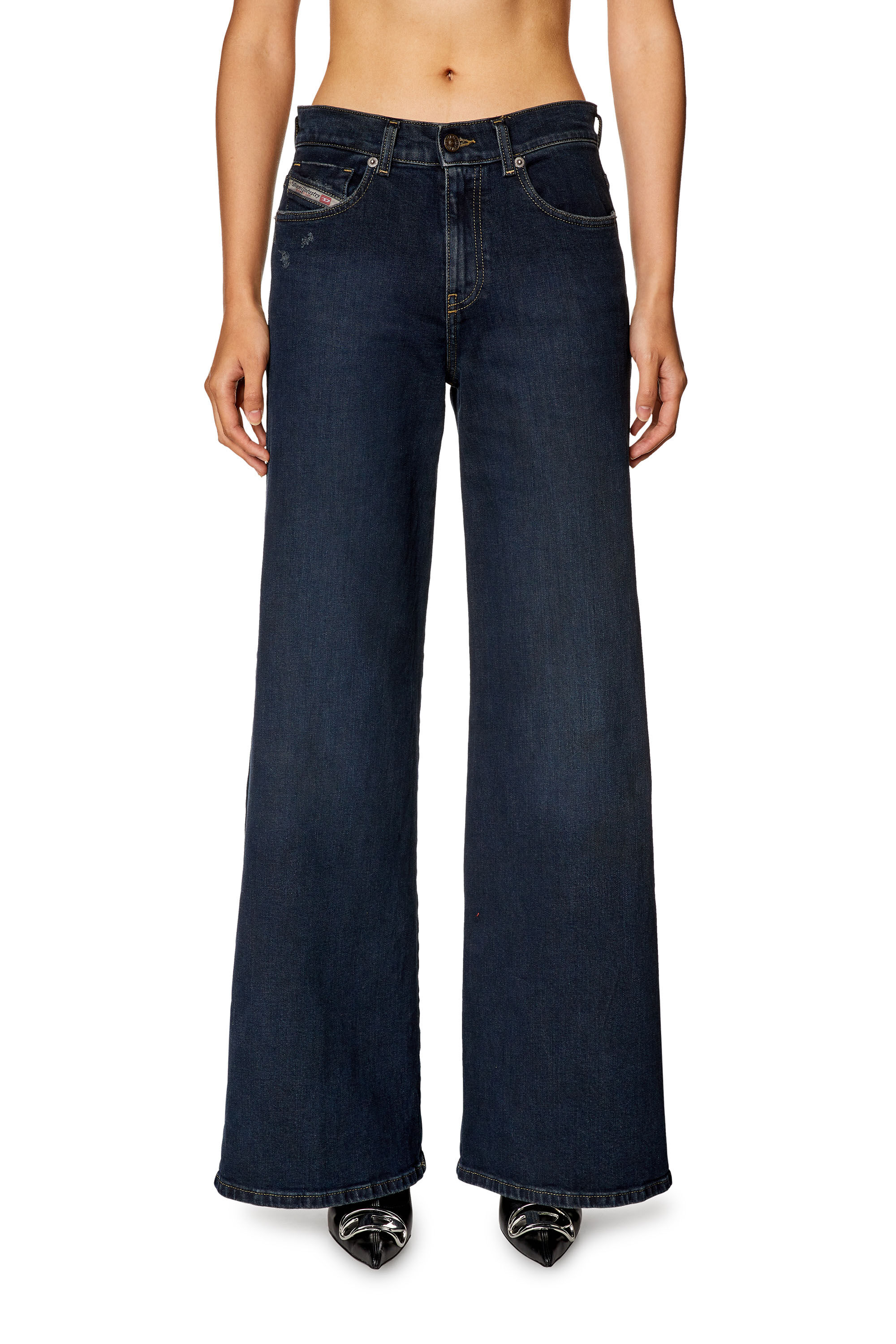 Diesel - Woman Bootcut and Flare Jeans 1978 D-Akemi 09H48, Dark Blue - Image 3