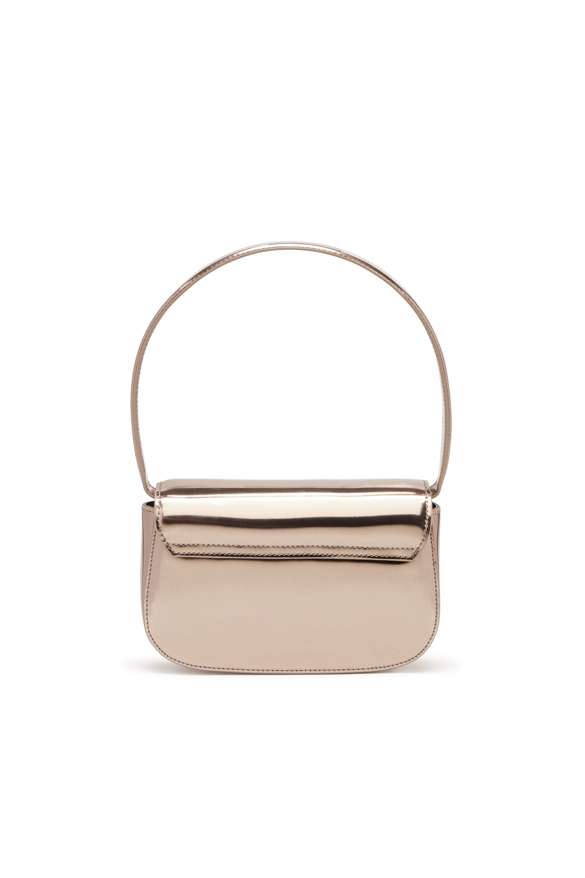 Diesel - 1DR, Woman's 1DR-Iconic shoulder bag in mirrored leather in Bronze - 3