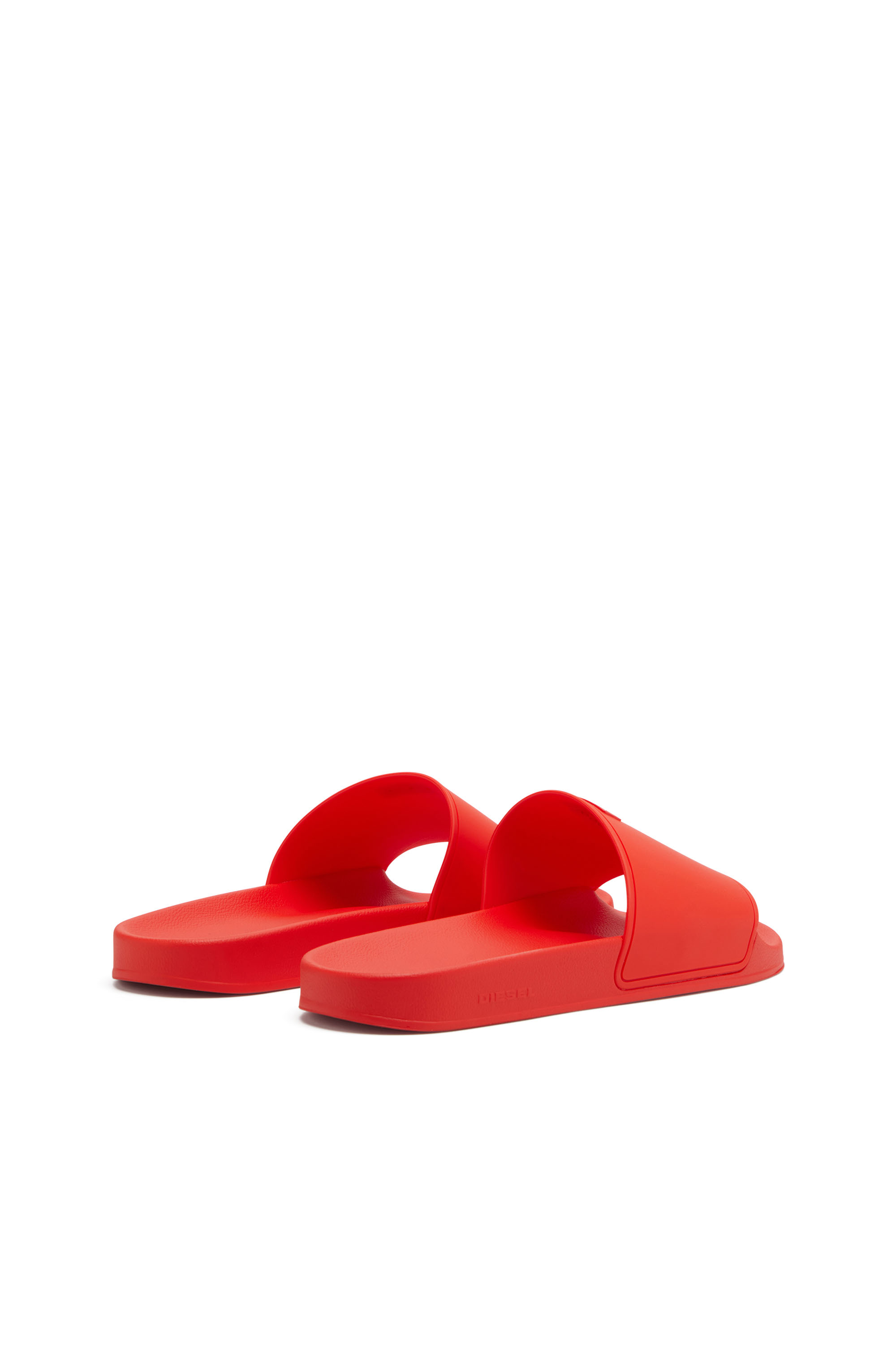 SA-SWIM, Red Diesel - SA-SWIM, Man's Sa-Swim-Rubber pool slides with D logo in Red - 3