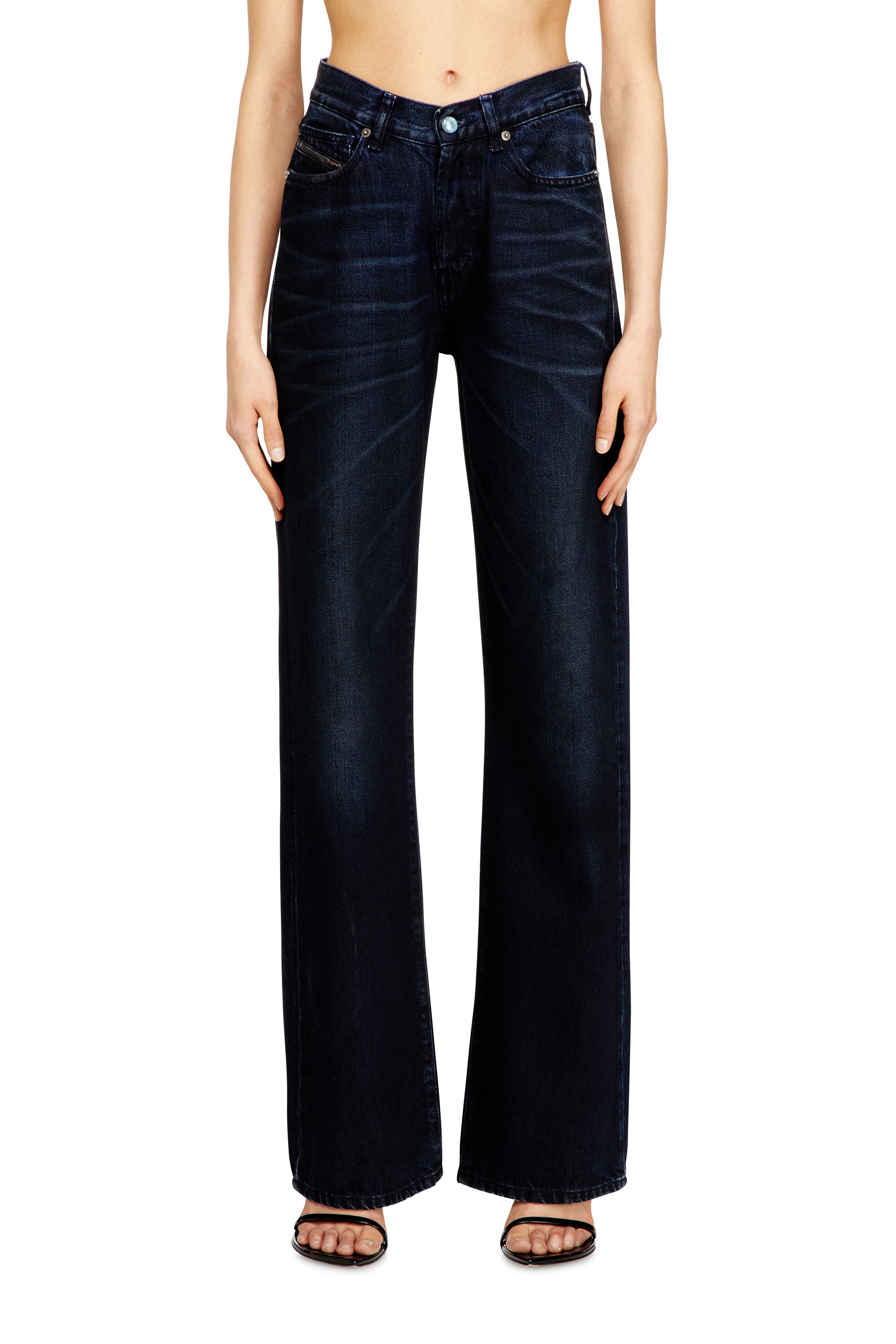 Diesel - Woman's Regular Jeans 1971 D-Sent 09N21, Dark Blue - 1