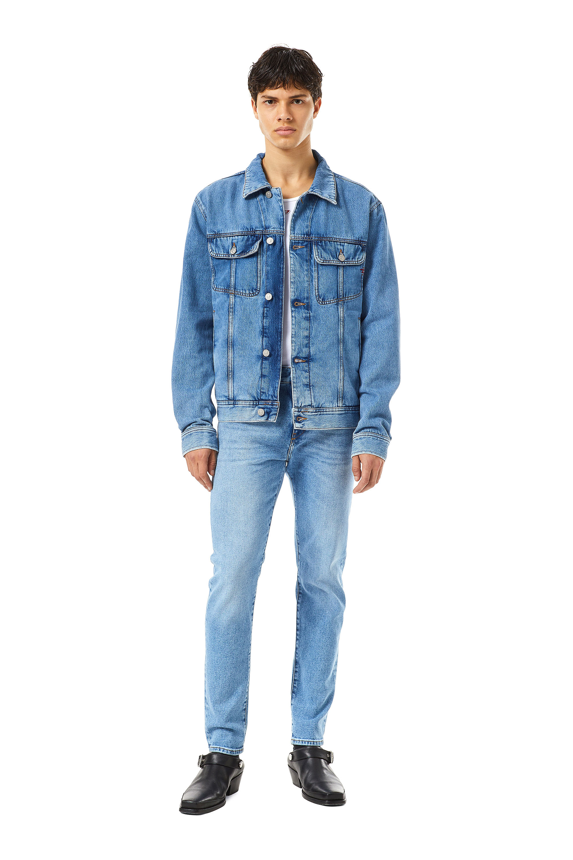 Diesel - D-BARCY TRUCKER JACKET, Medium blue - Image 4