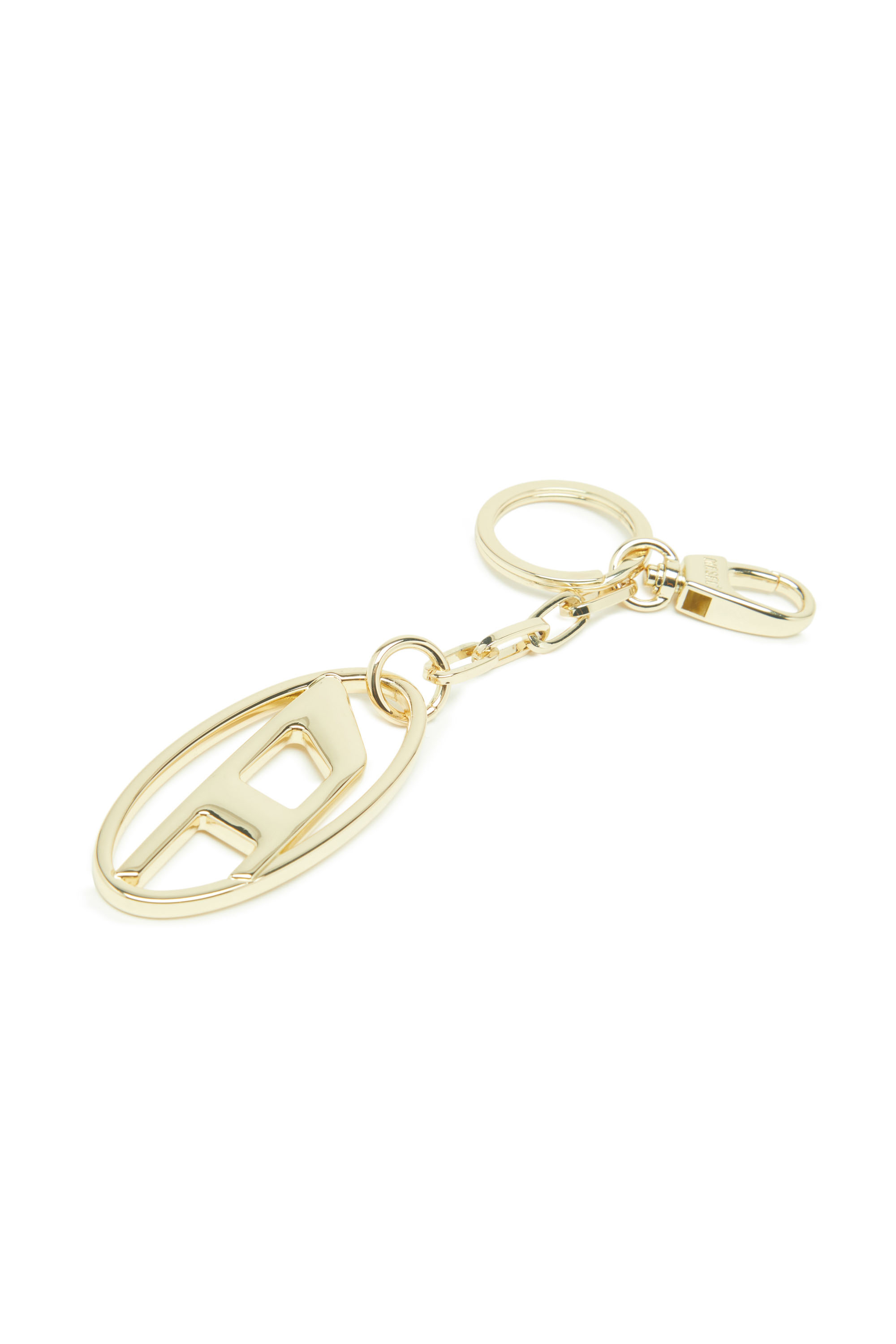 Diesel - HOLY-C, Unisex's Metal keyring with logo plaque in Gold - 2
