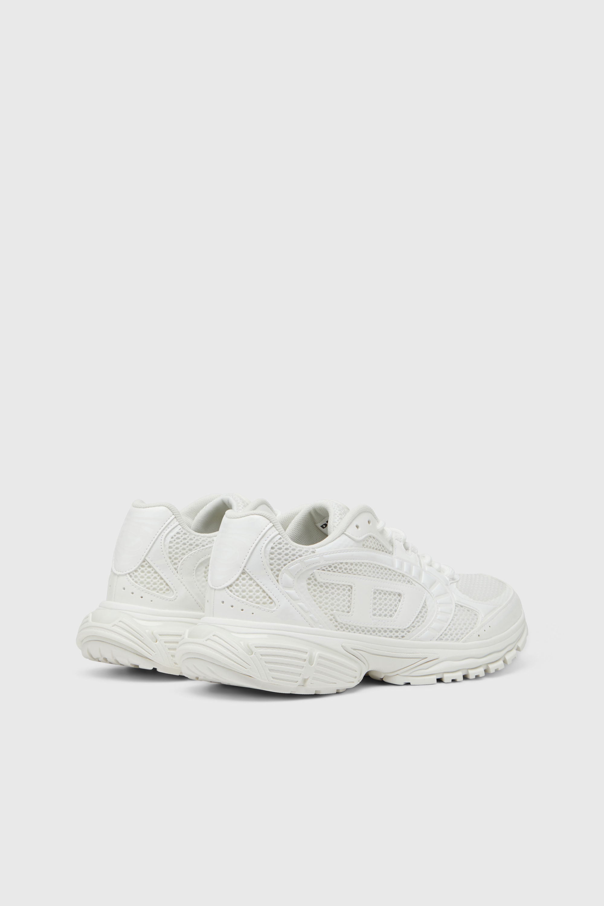 Diesel - S-PRO-V-DENSE LOW, Man's S-Pro-V-Dense-Mesh sneakers with Oval D logo in White - 3