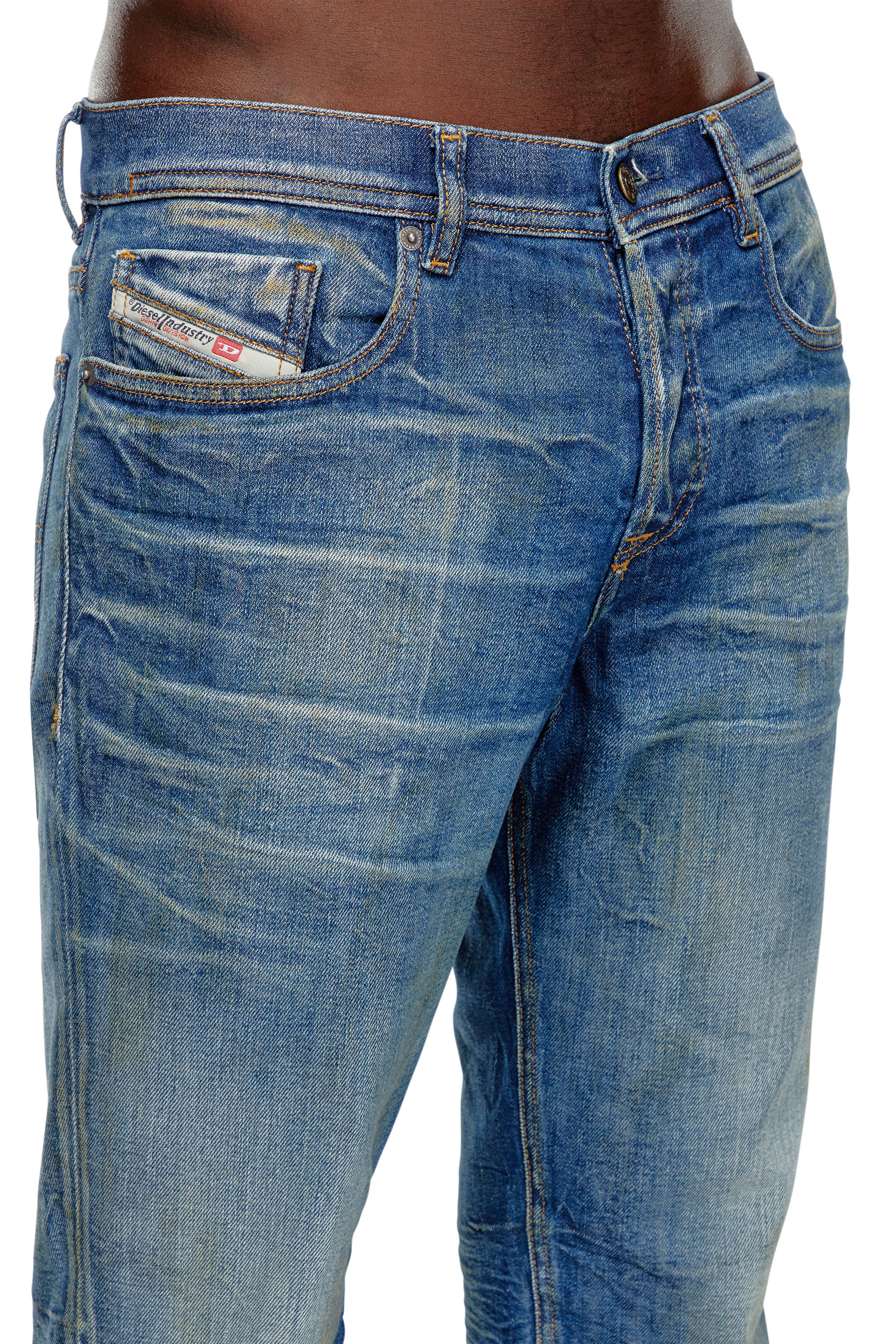 Diesel - Tapered Jeans 2023 D-Finitive 09J66, Medium blue - Image 5