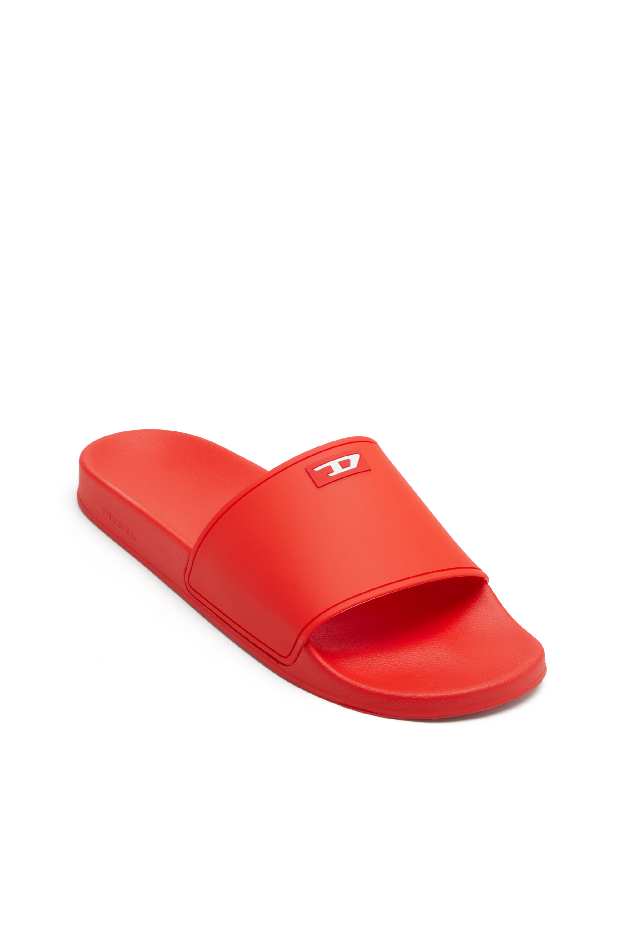 SA-SWIM, Red Diesel - SA-SWIM, Man's Sa-Swim-Rubber pool slides with D logo in Red - 6