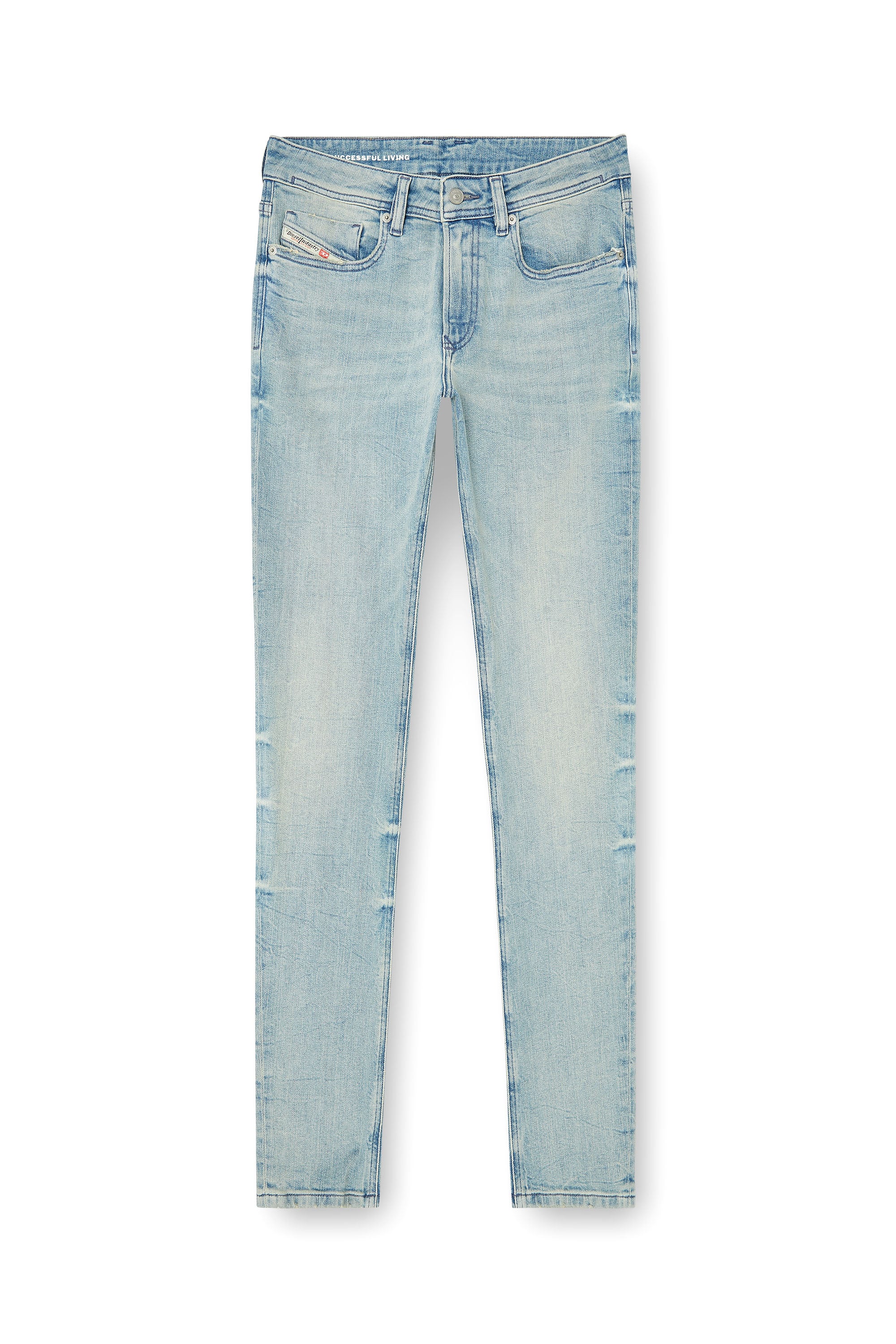 Diesel - Man's Skinny Jeans 1979 Sleenker 0KBBF, Light Blue - 3