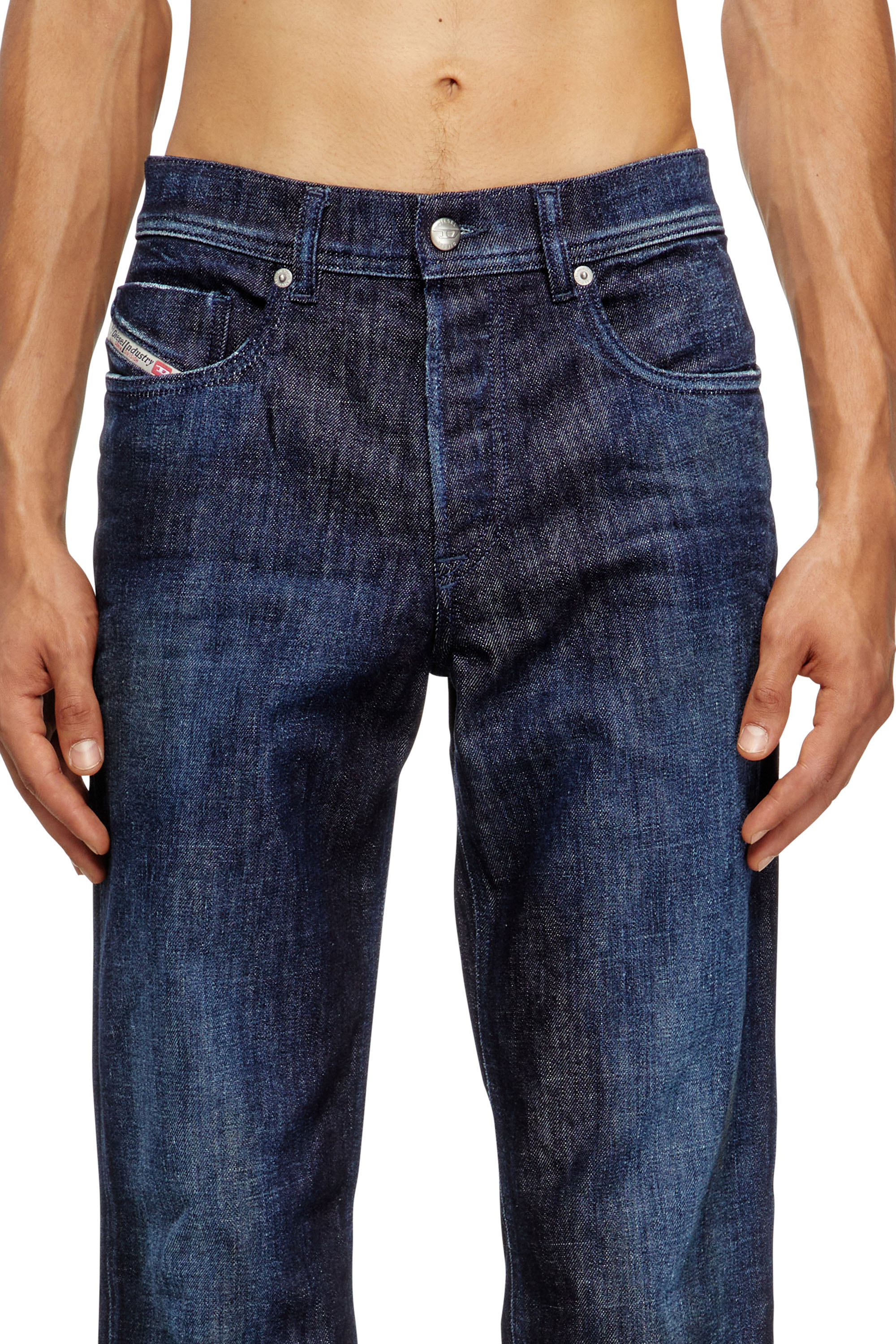 Regular Jeans 2023 D-Finitive 09M19, Dark Blue Diesel - Man's Regular Jeans 2023 D-Finitive 09M19, Dark Blue - 5