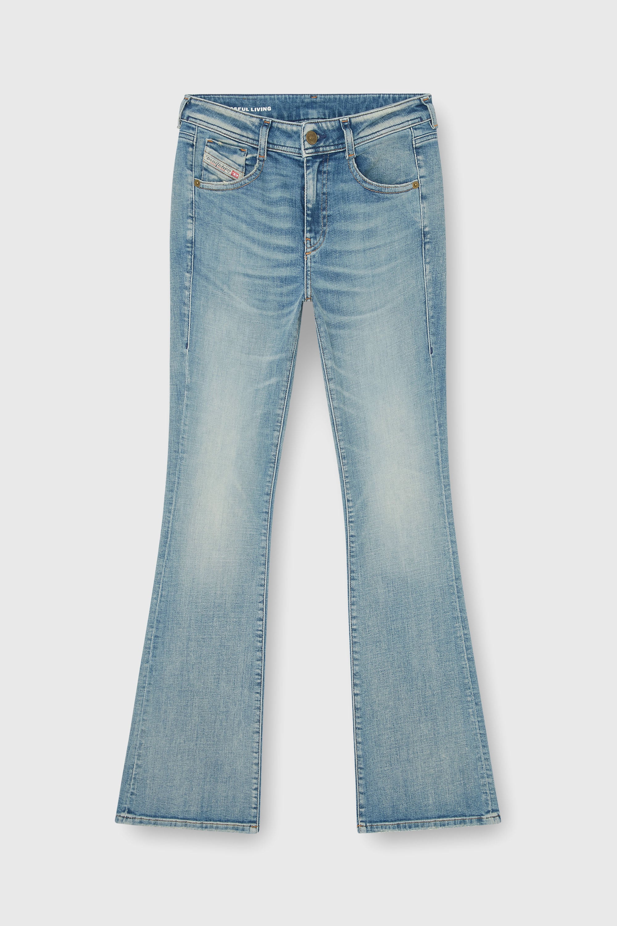 Diesel - Woman's Bootcut Jeans 1969 D-Ebbey 09P42, Light Blue - 6