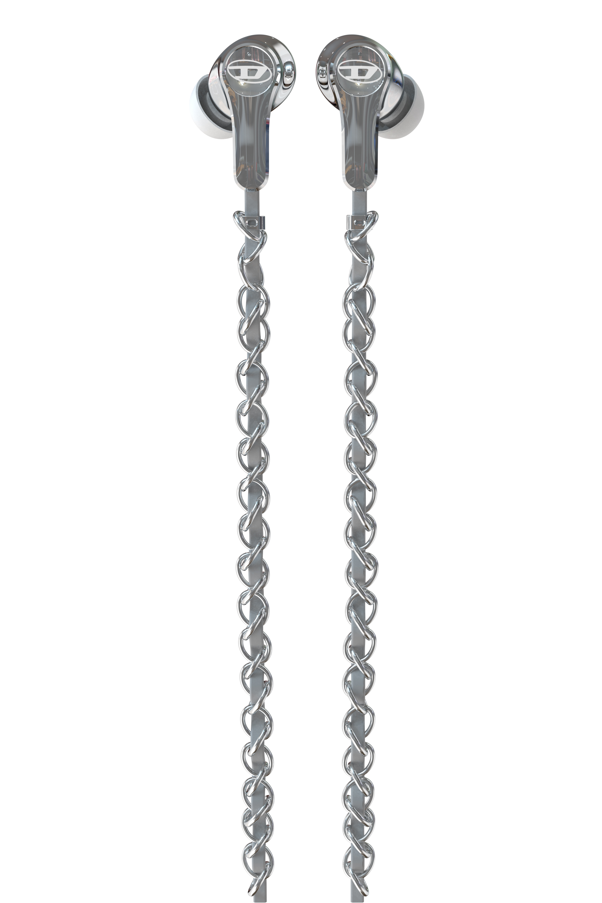 Diesel - 60458  WIRED EARBUDS, Unisex's Wired Earbuds and charms in Silver - 3