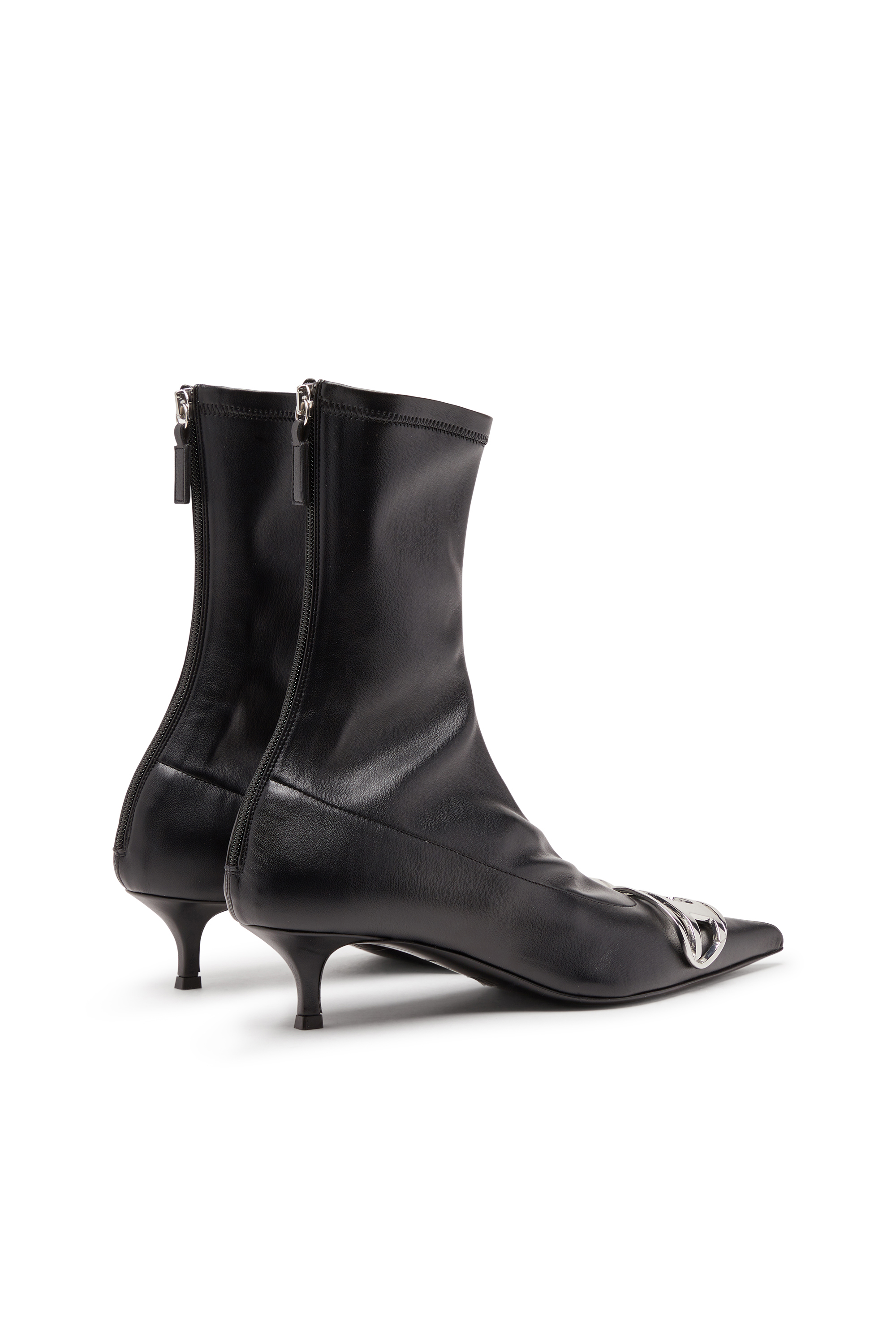 D-VENUS KITTIE BT, Black Diesel - D-VENUS KITTIE BT, Woman's D-Venus-Sock boot with Oval D plaque in Black - 3