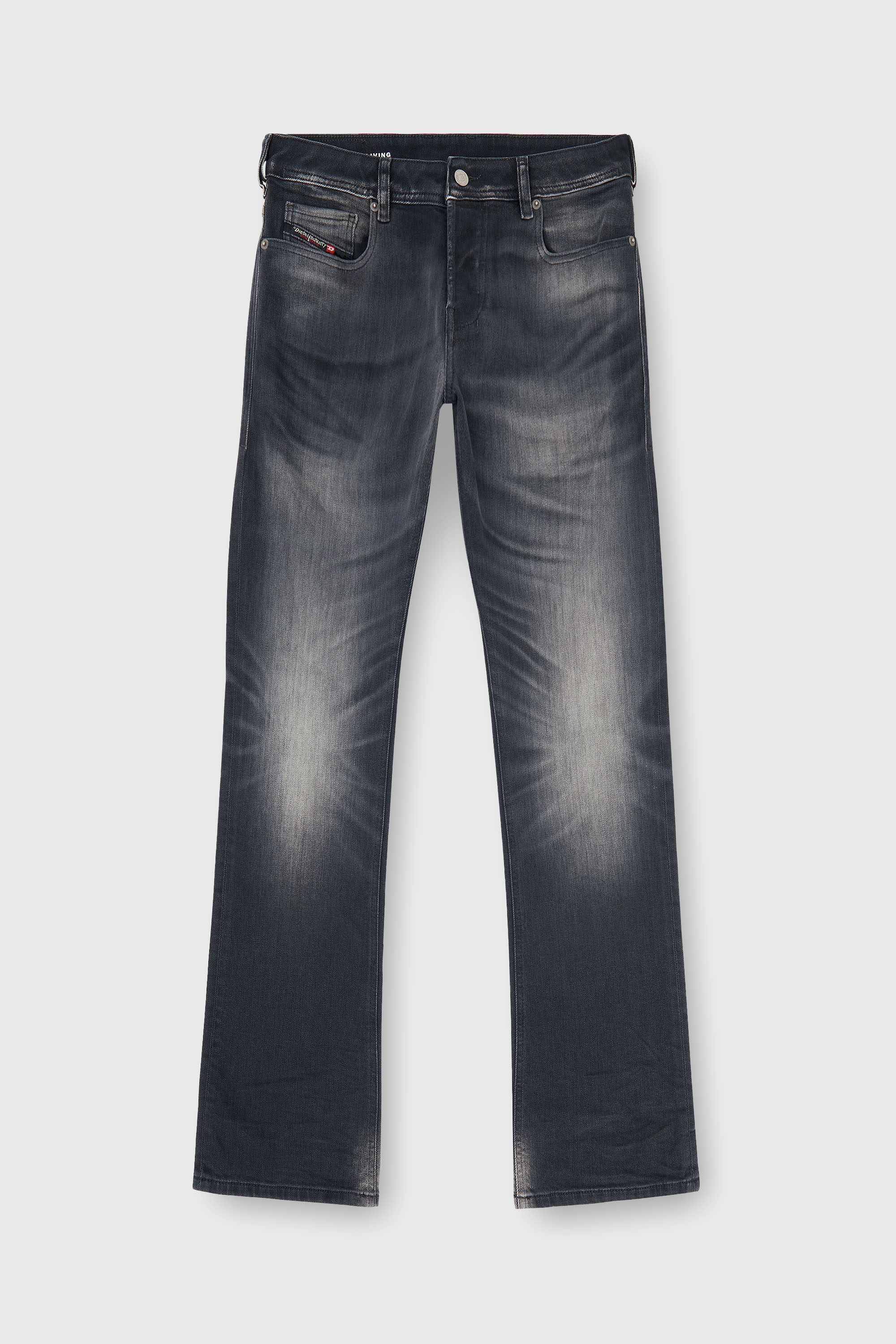 Diesel - Man's Bootcut Jeans 2007 Zatiny 09P38, Black/Dark grey - 2