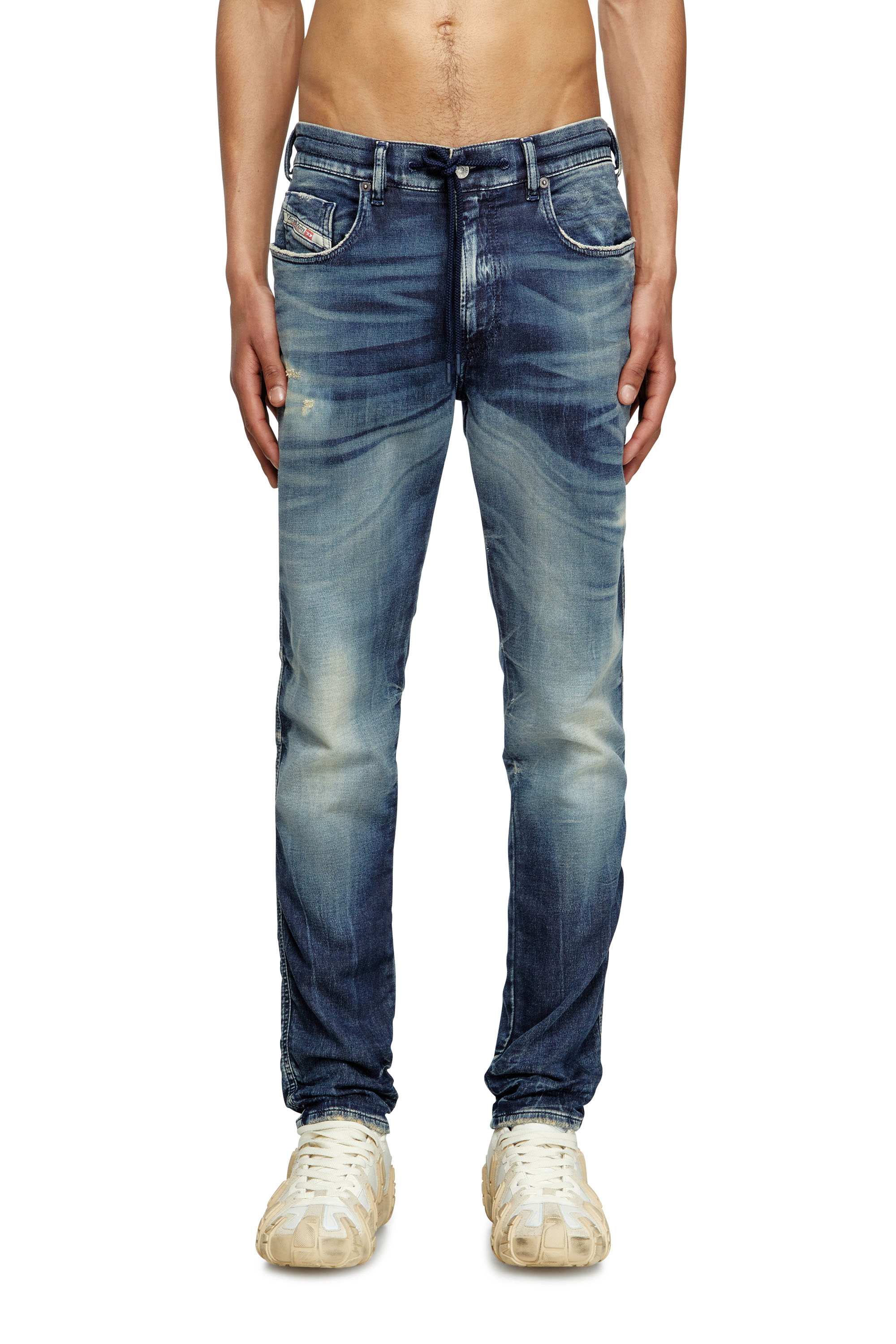 Slim 2062 D-Strukt Joggjeans® 068RZ, Dark Blue Diesel - Man's Slim 2062 D-Strukt Joggjeans® 068RZ, Dark Blue - 3