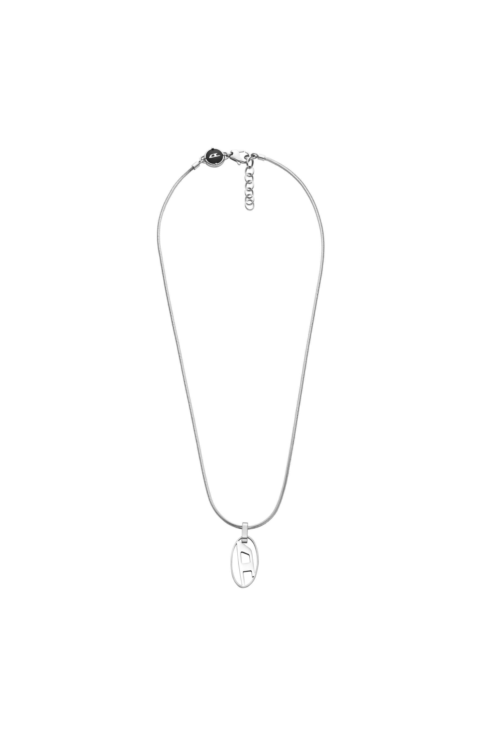 Diesel - DX1342, Unisex's Stainless steel pendant necklace in Silver - 1