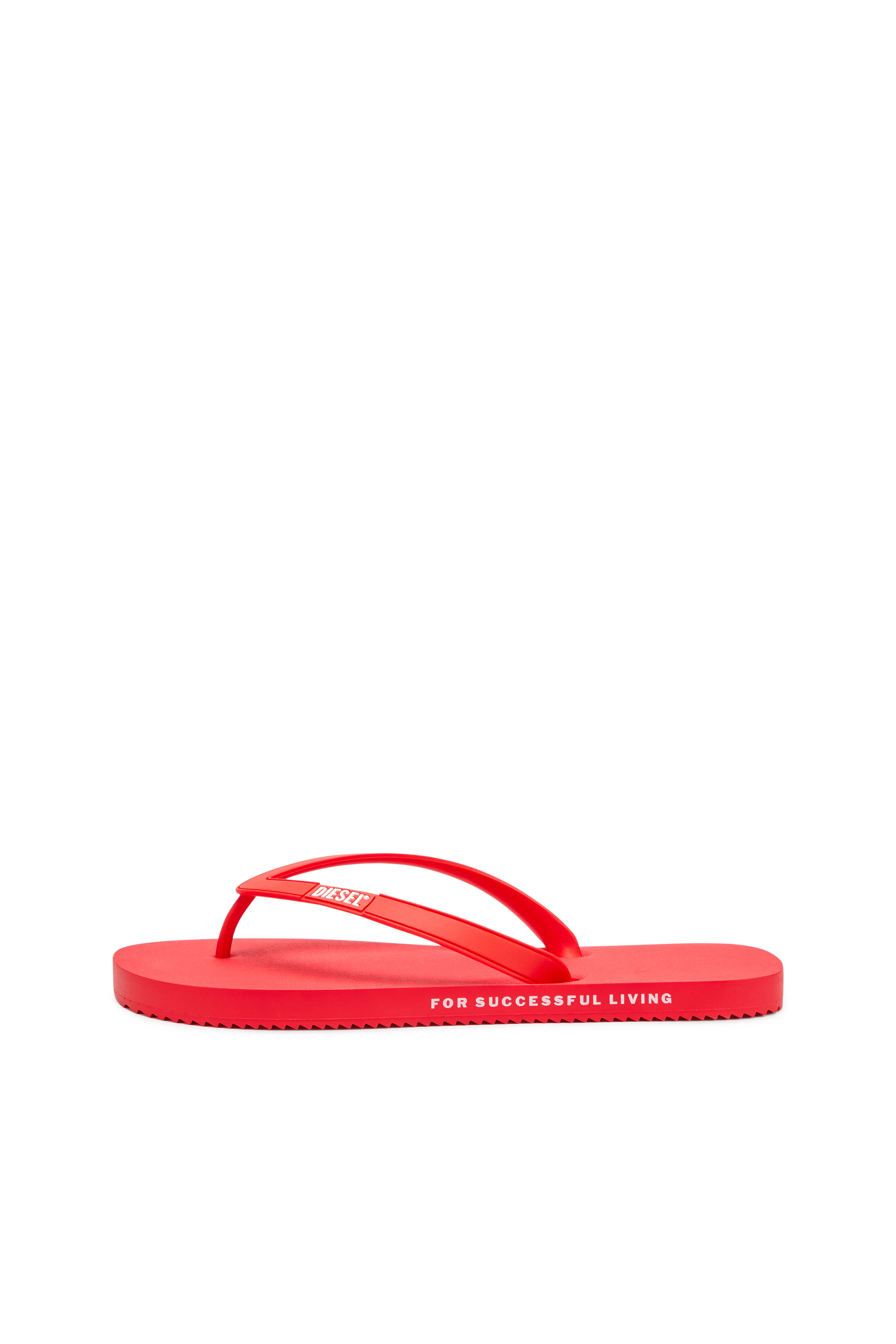 Diesel - SA-RIO, Man's Sa-Rio-Rubber flip-flops in Red - 7