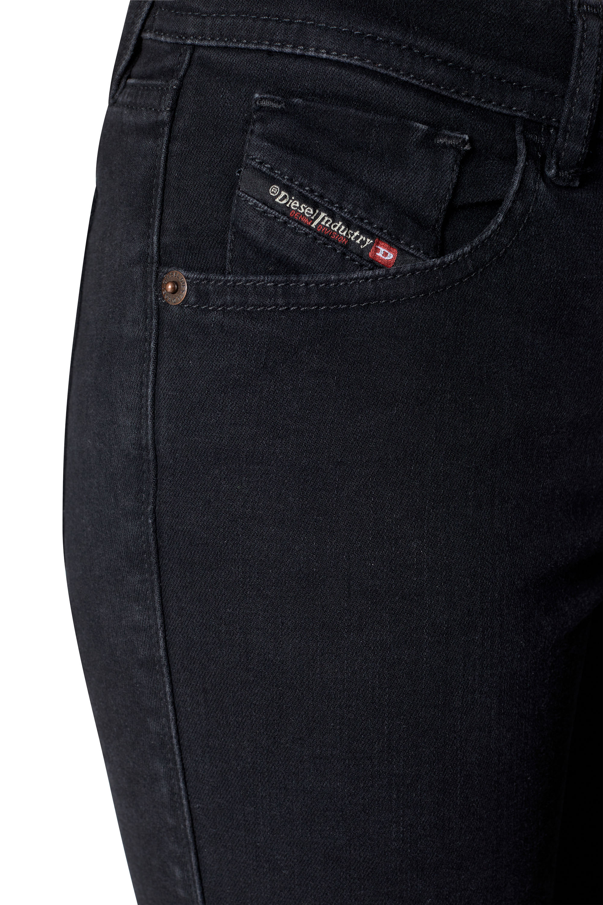 Diesel - Super skinny Jeans 2018 Slandy-Low Z69VW, Black/Dark grey - Image 3