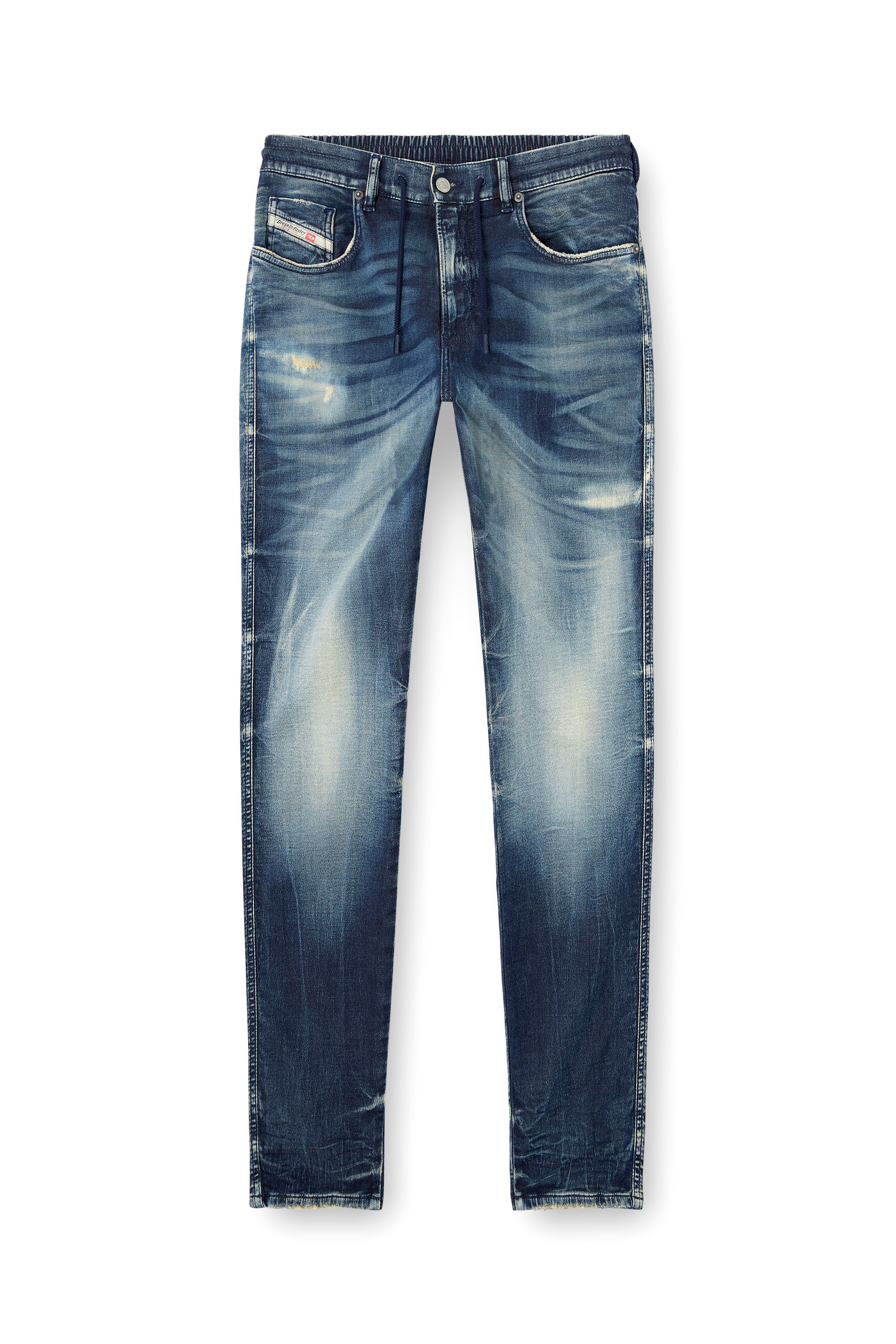 Slim 2062 D-Strukt Joggjeans® 068RZ, Dark Blue Diesel - Man's Slim 2062 D-Strukt Joggjeans® 068RZ, Dark Blue - 2