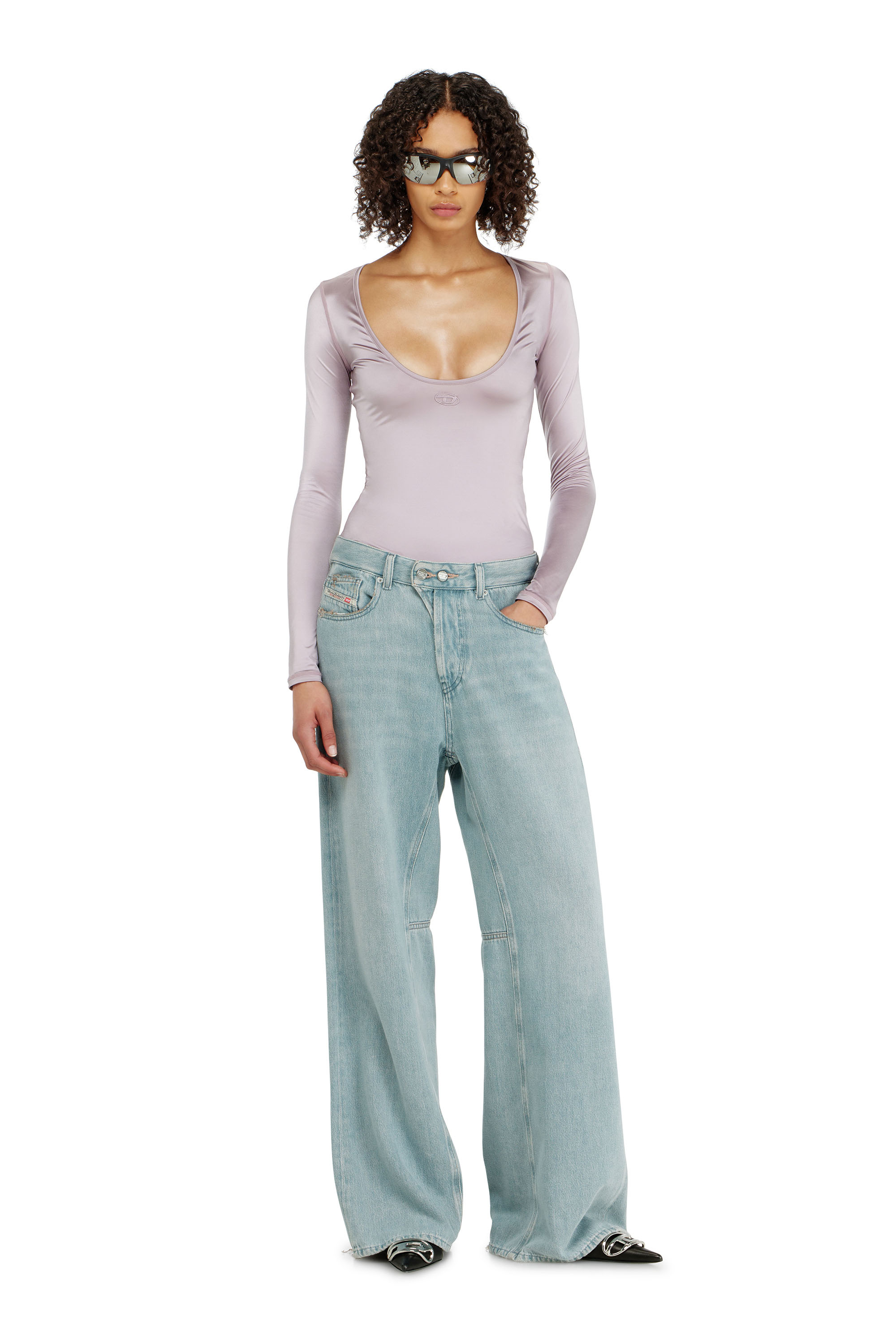 Diesel - Woman's Relaxed Jeans 1996 D-Sire 09P84, Light Blue - 1