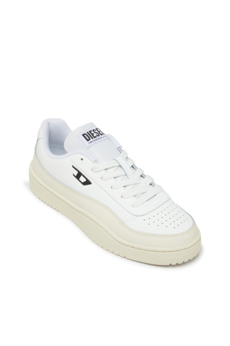 Diesel - S-TRACKER-D LOW, Man's S-Tracker-D-Low top sneaker in White/Beige - 6