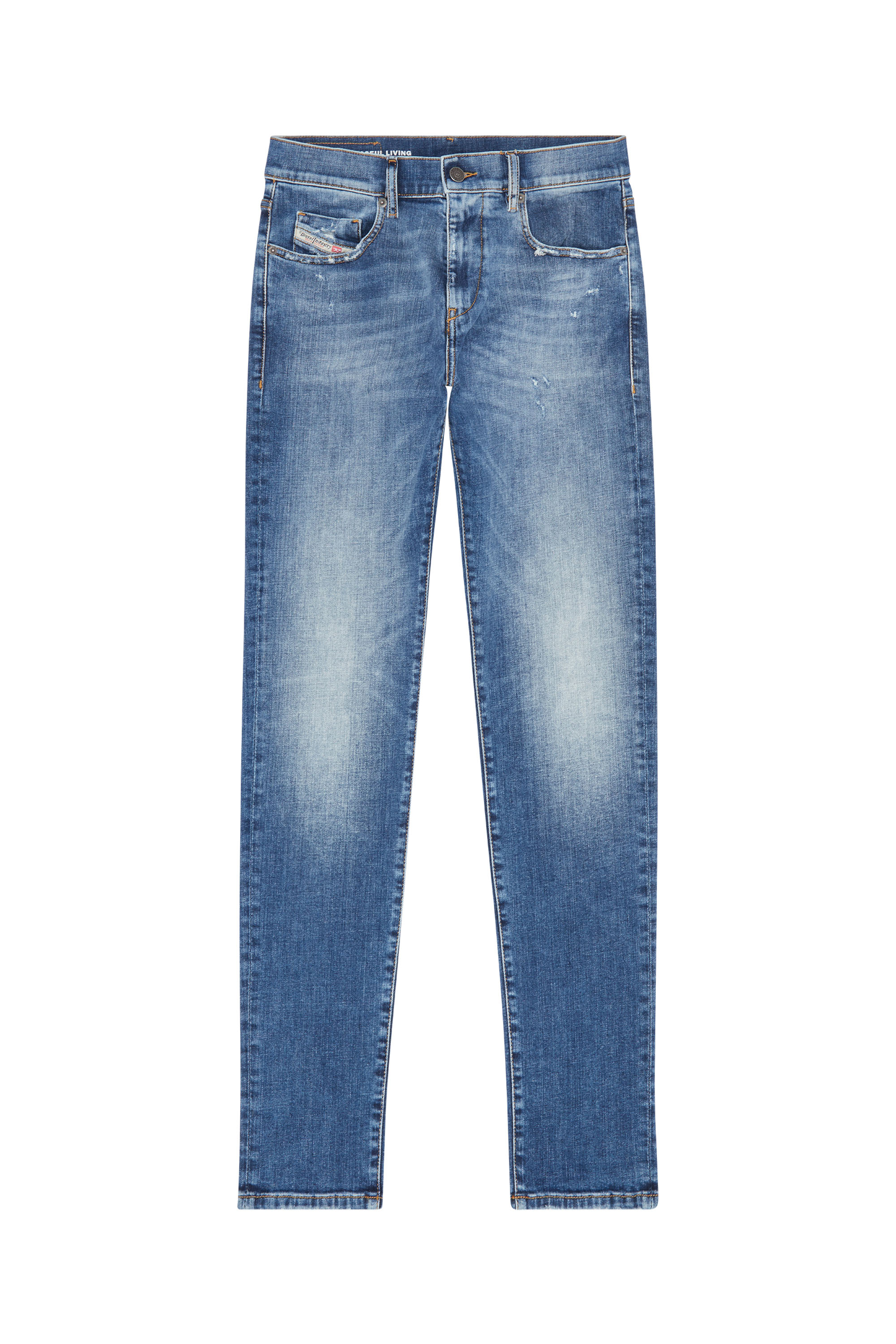 Diesel - Slim Jeans 2019 D-Strukt 09G32, Medium blue - Image 5