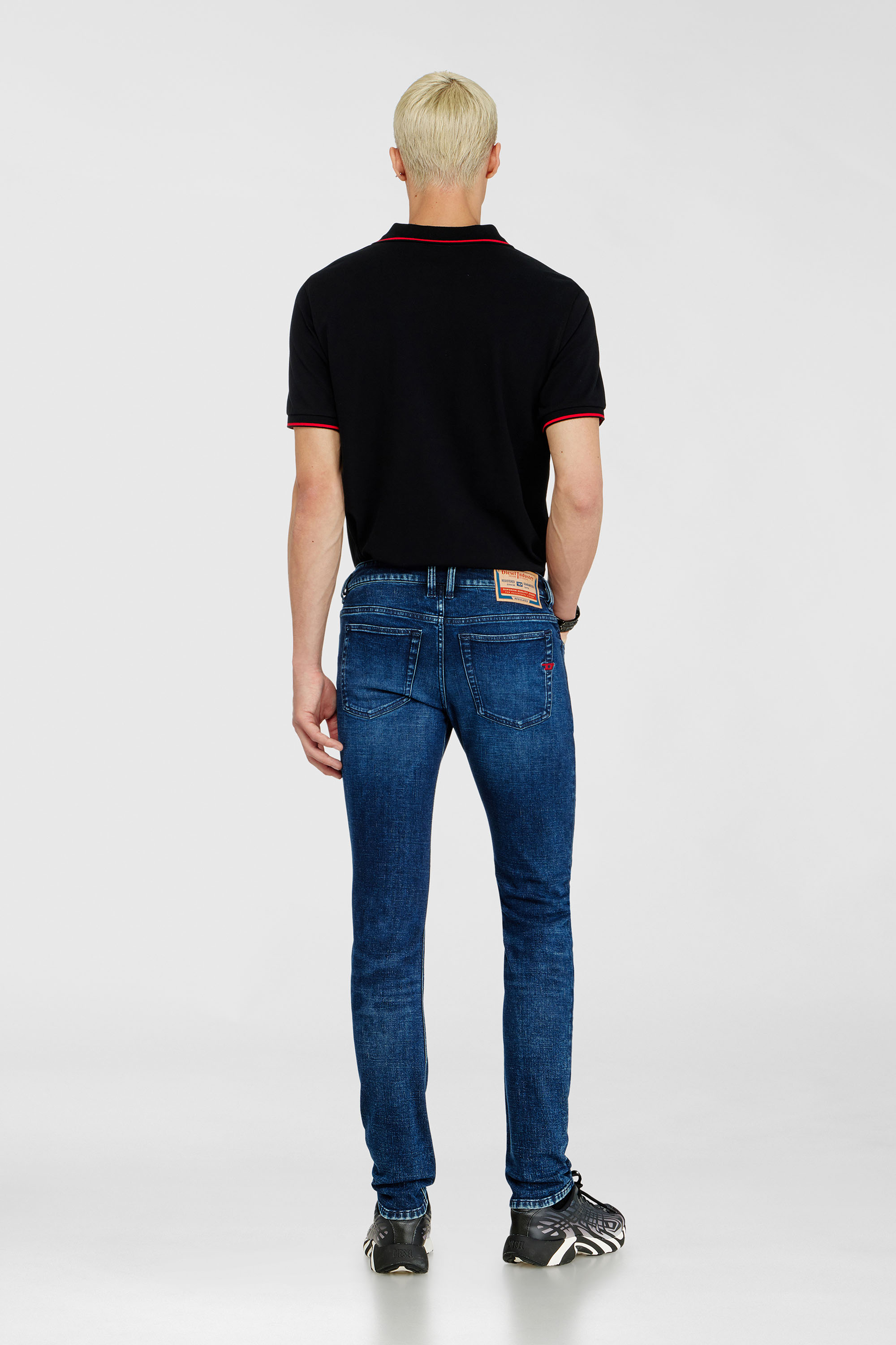 Diesel - Man's Skinny Jeans 1979 Sleenker 0KBBD, Dark Blue - 3