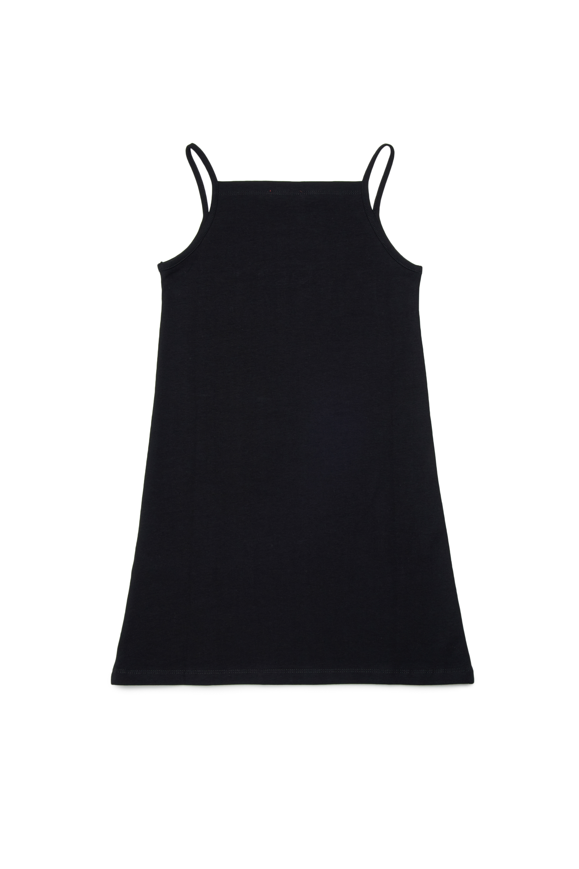 Diesel - DKIPPY, Woman's Cotton tank dress with embroidery in Black - 2
