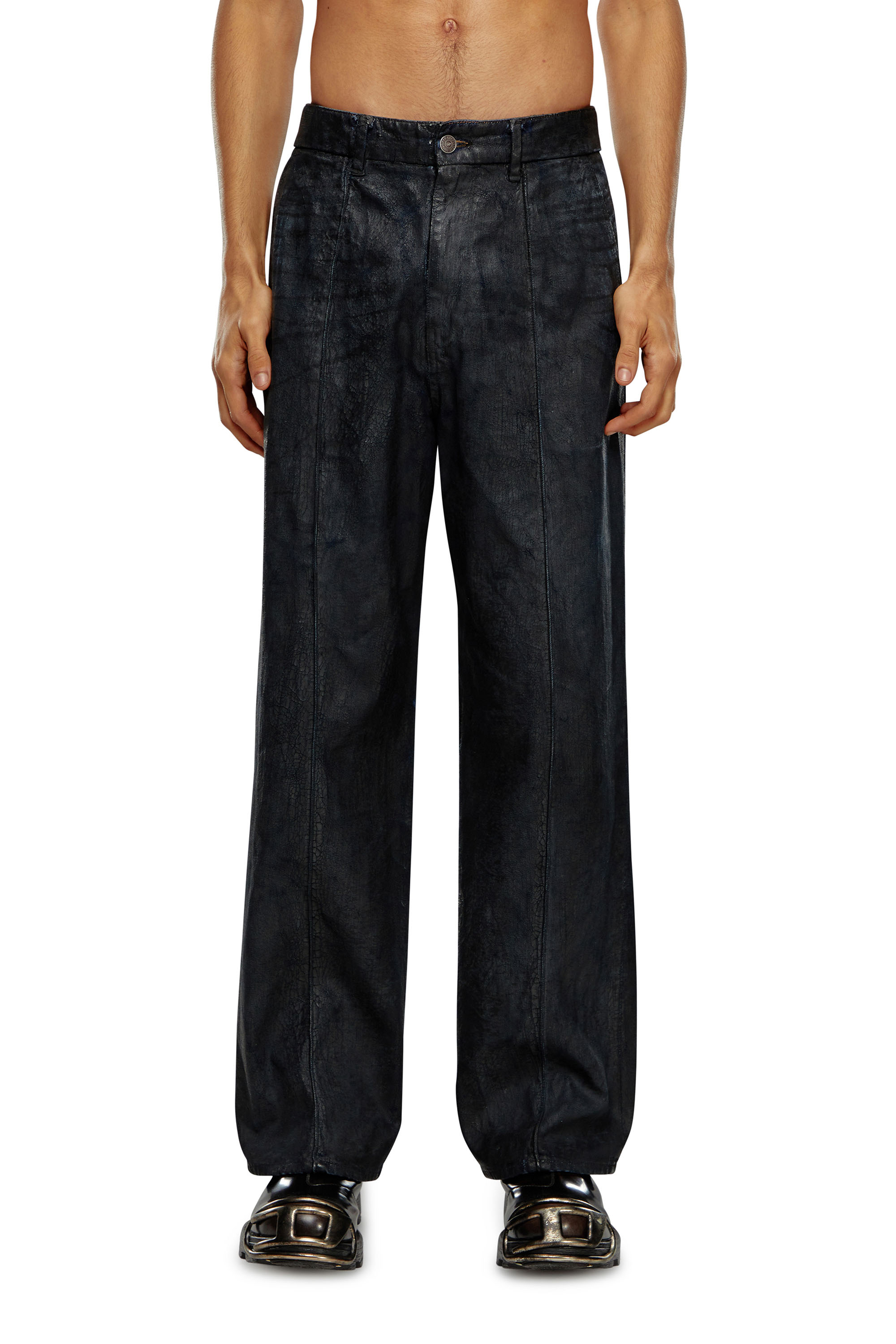 Diesel - Straight Jeans D-Chino-Work 0PGAZ, Black - Image 1