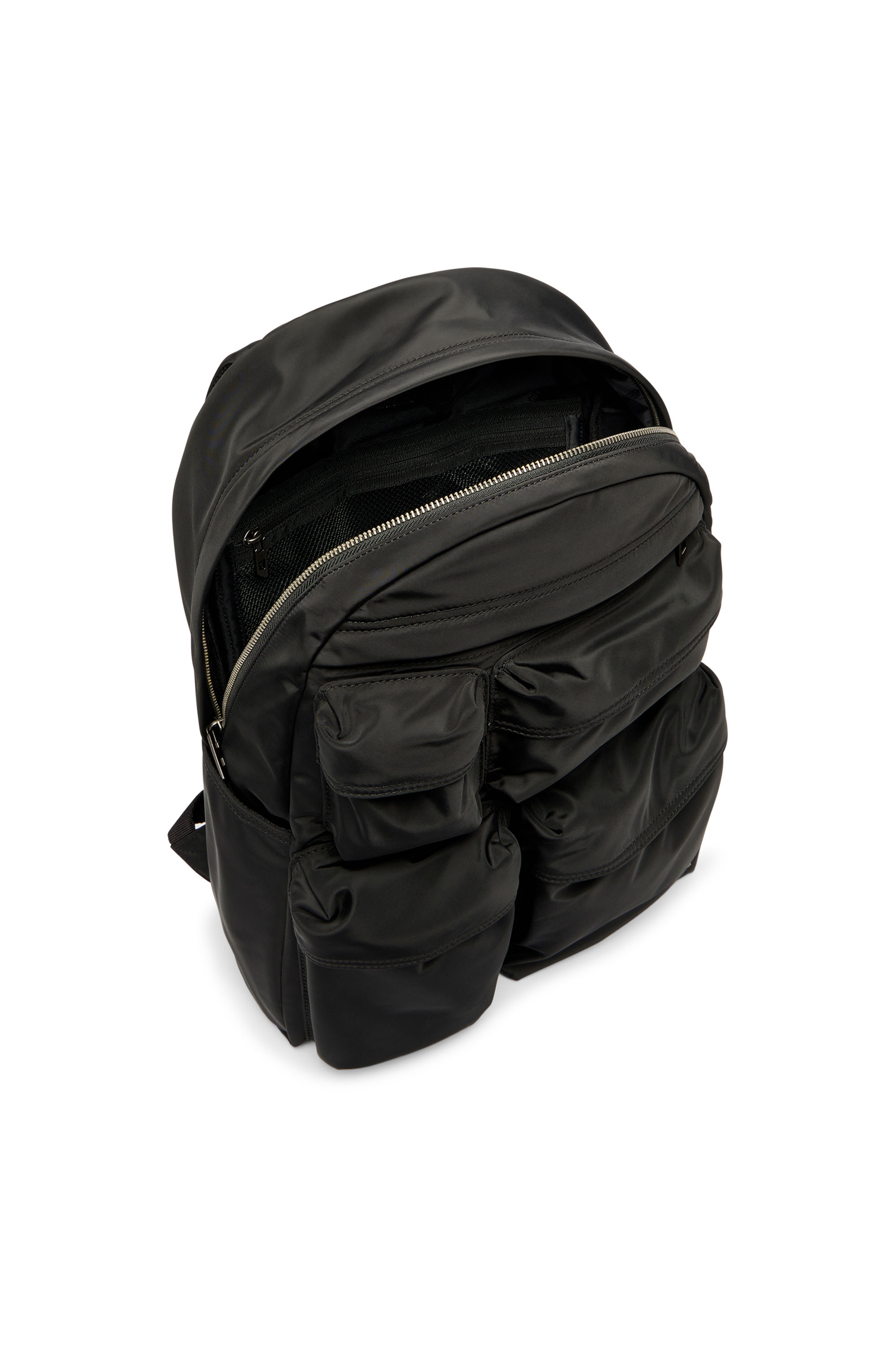 Diesel - MULTI-PKTS BACKPACK X, Unisex's Multi-Pkts-Backpack with multiple pockets in Black - 3