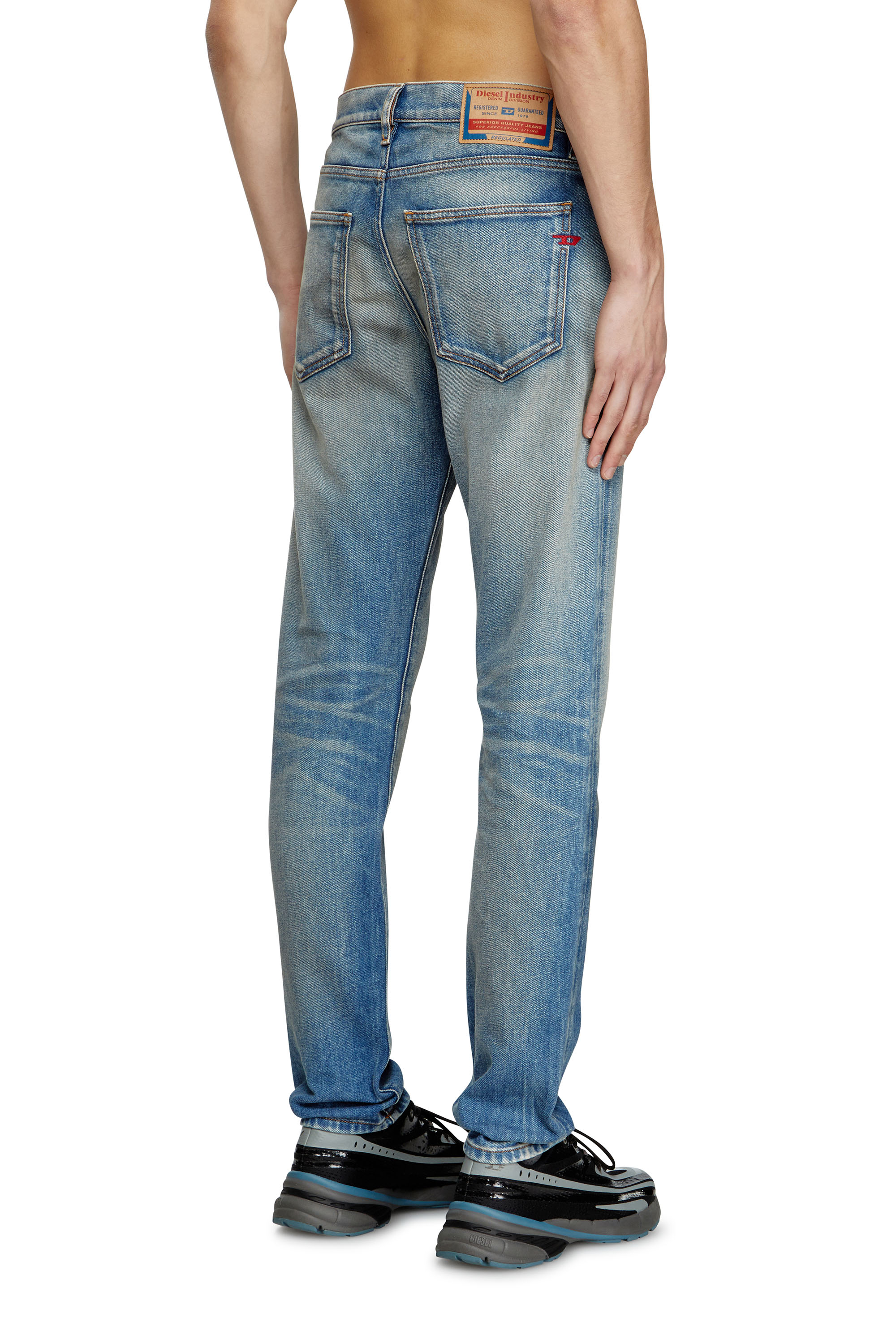 Diesel - Man's Slim Jeans 2019 D-Strukt 09L30, Medium blue - 4