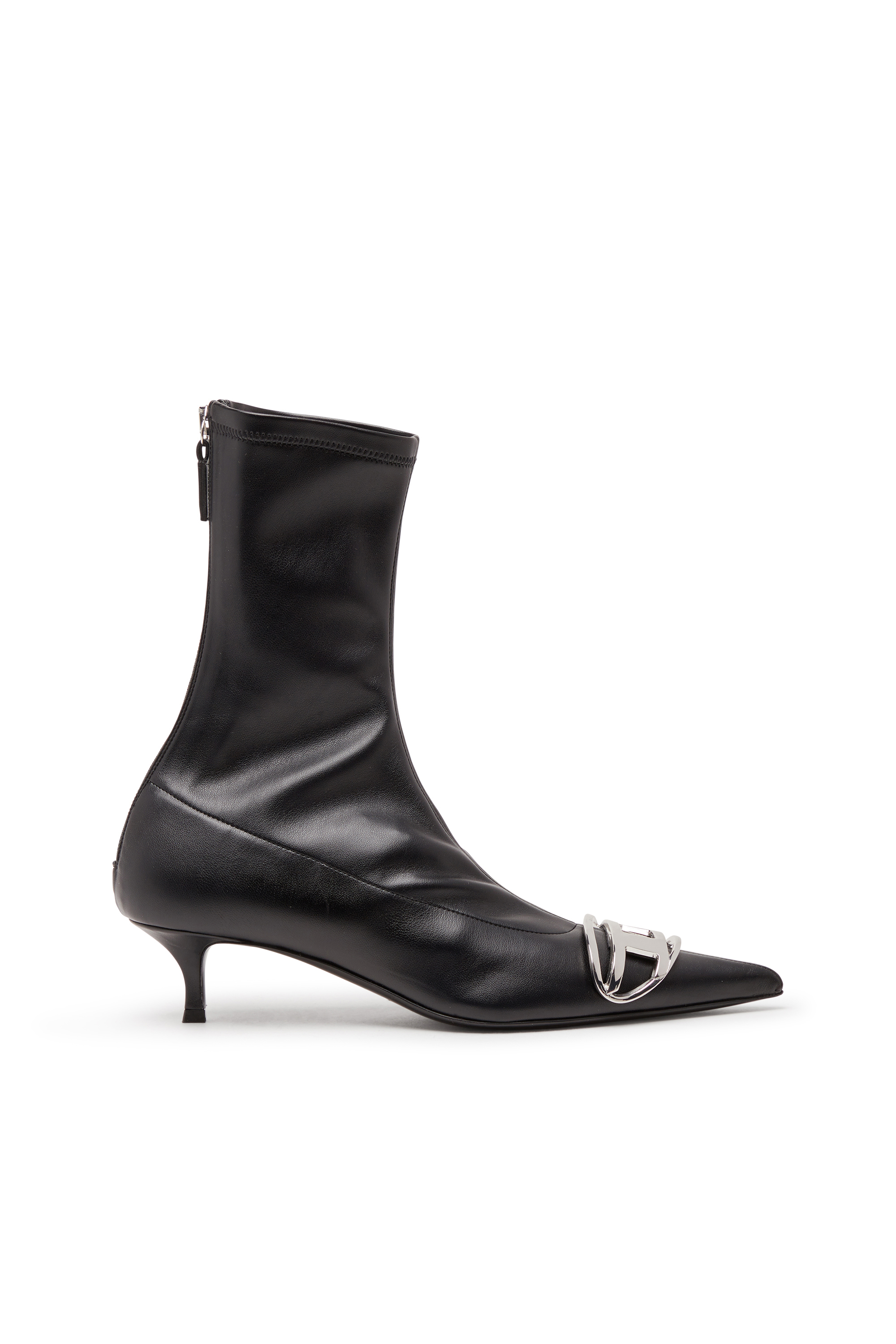 D-VENUS KITTIE BT, Black Diesel - D-VENUS KITTIE BT, Woman's D-Venus-Sock boot with Oval D plaque in Black - 1