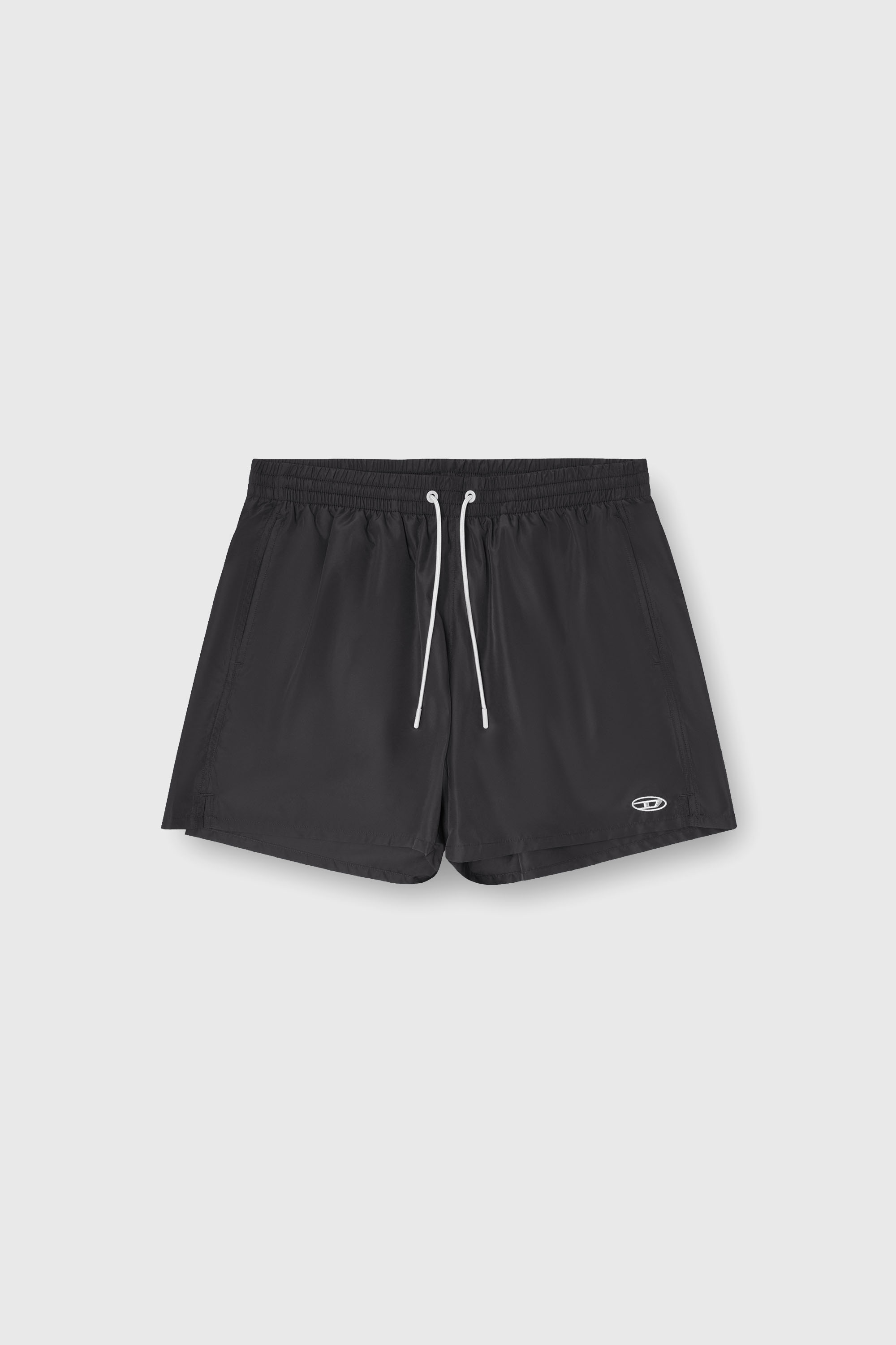 Diesel - GEORGE-41-UTLT, Man's Swim shorts with metallic Oval D logo in Black - 4