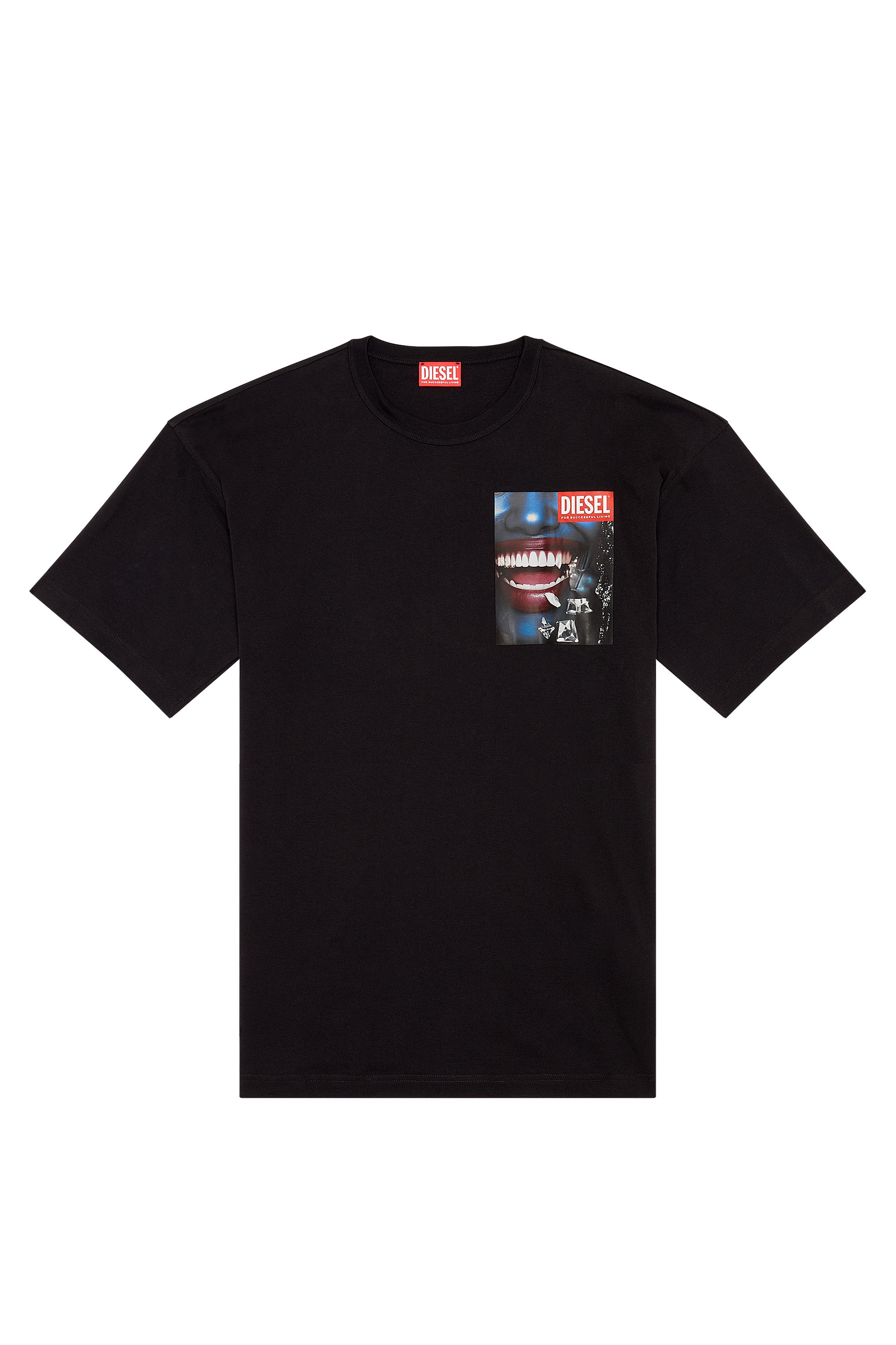 Diesel - T-NABEL-FACE, Black - Image 3