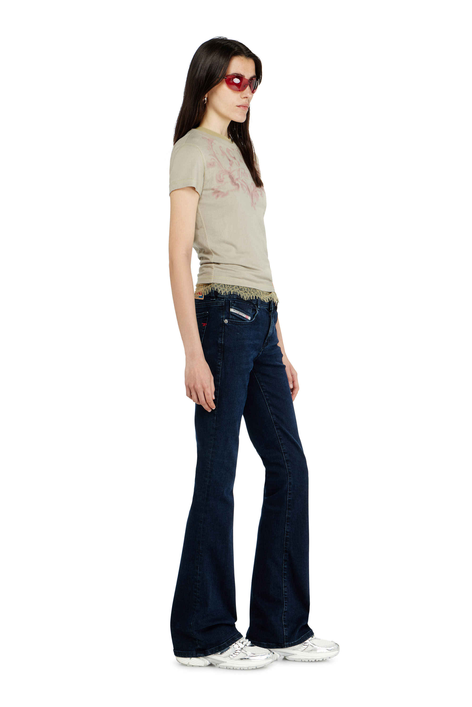 Diesel - Woman's Bootcut Jeans 1969 D-Ebbey 0KBBG, Dark Blue - 2