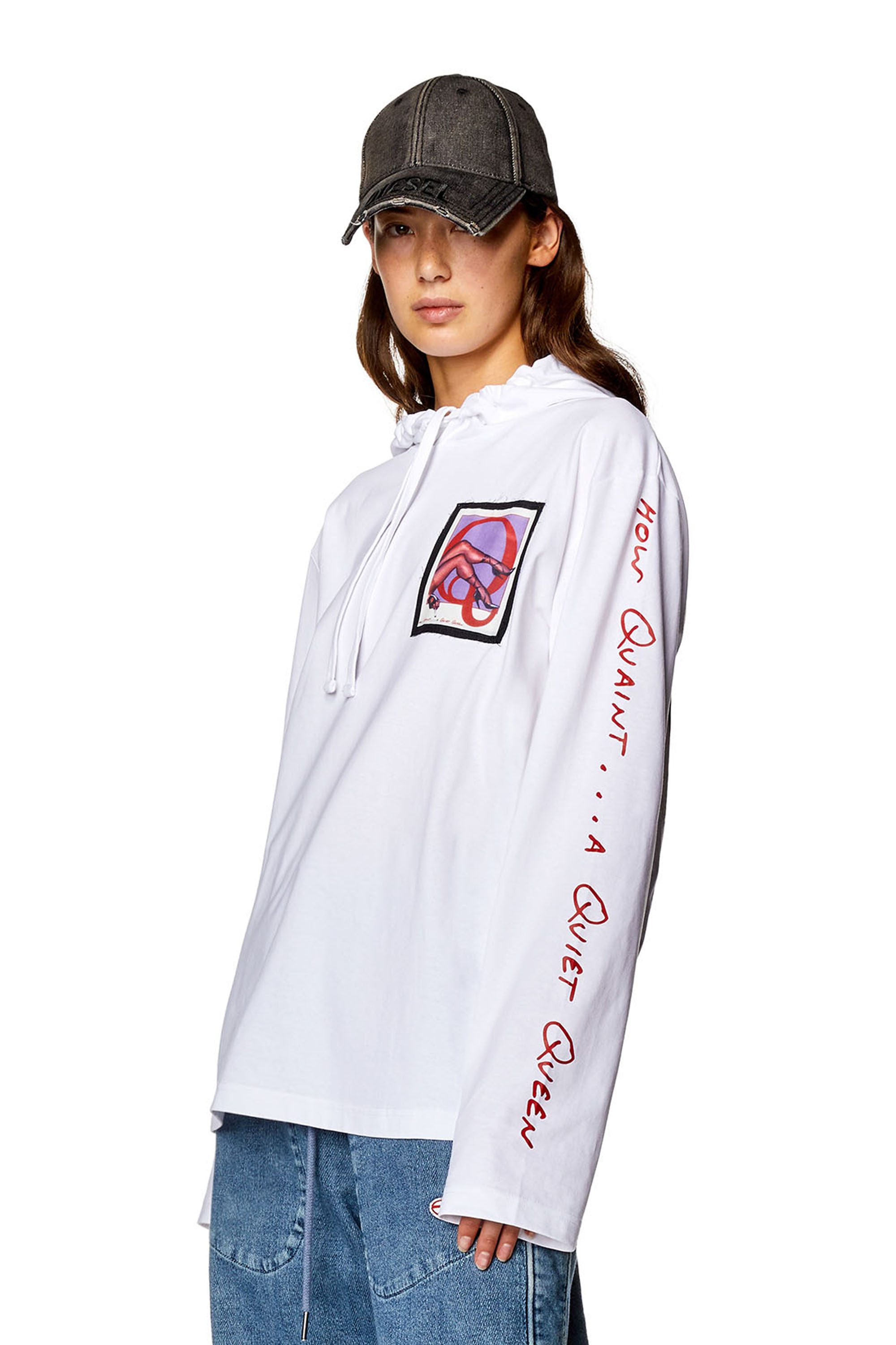 Diesel - PR-T-CRANE-LS-HOOD, White - Image 1