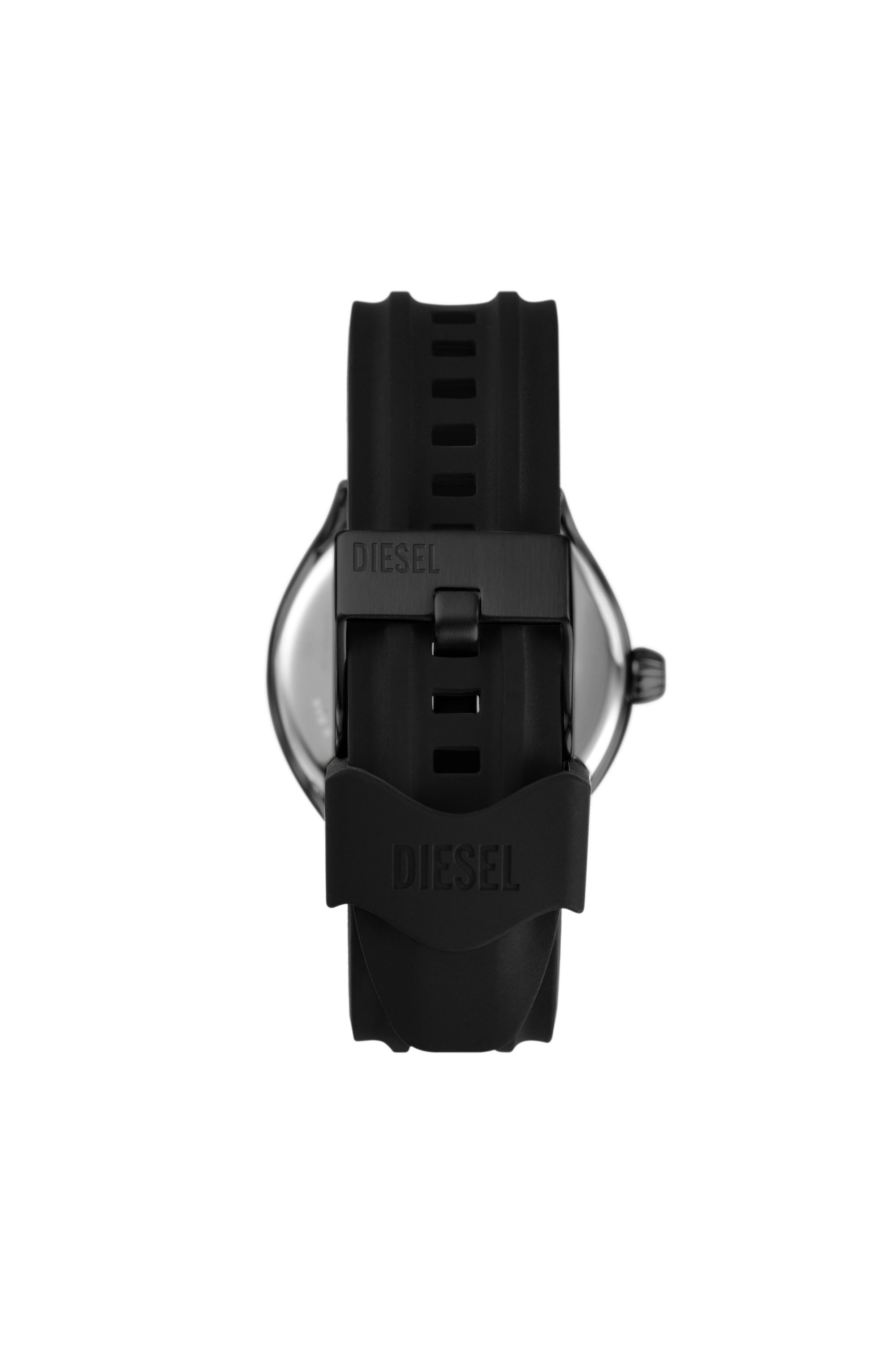 Diesel - DZ2203, Man's Streamline three-hand black silicone watch in Black - 2
