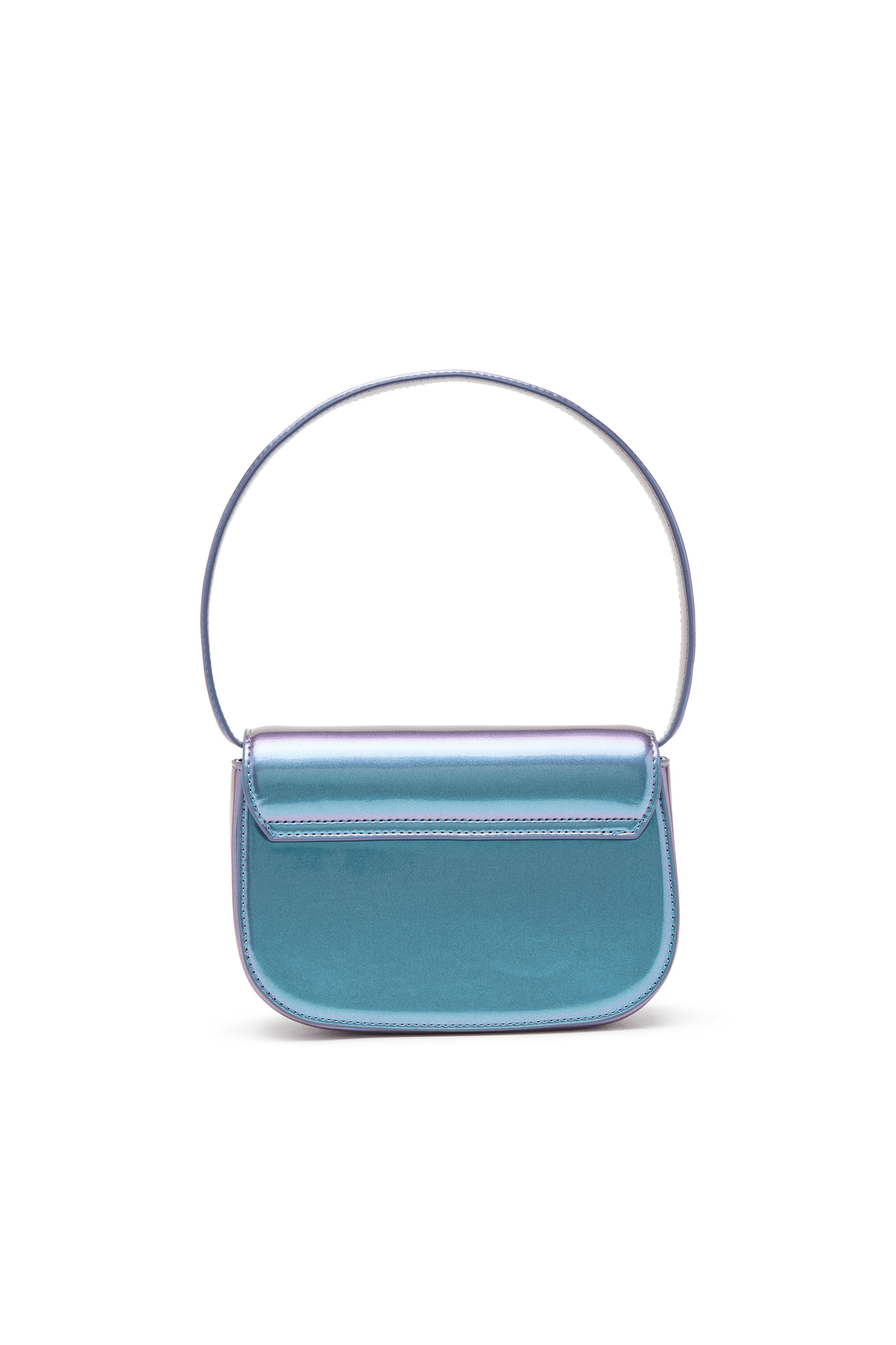 Diesel - 1DR, Woman 1DR-Iconic shoulder bag with iridescent effect in Blue - Image 2