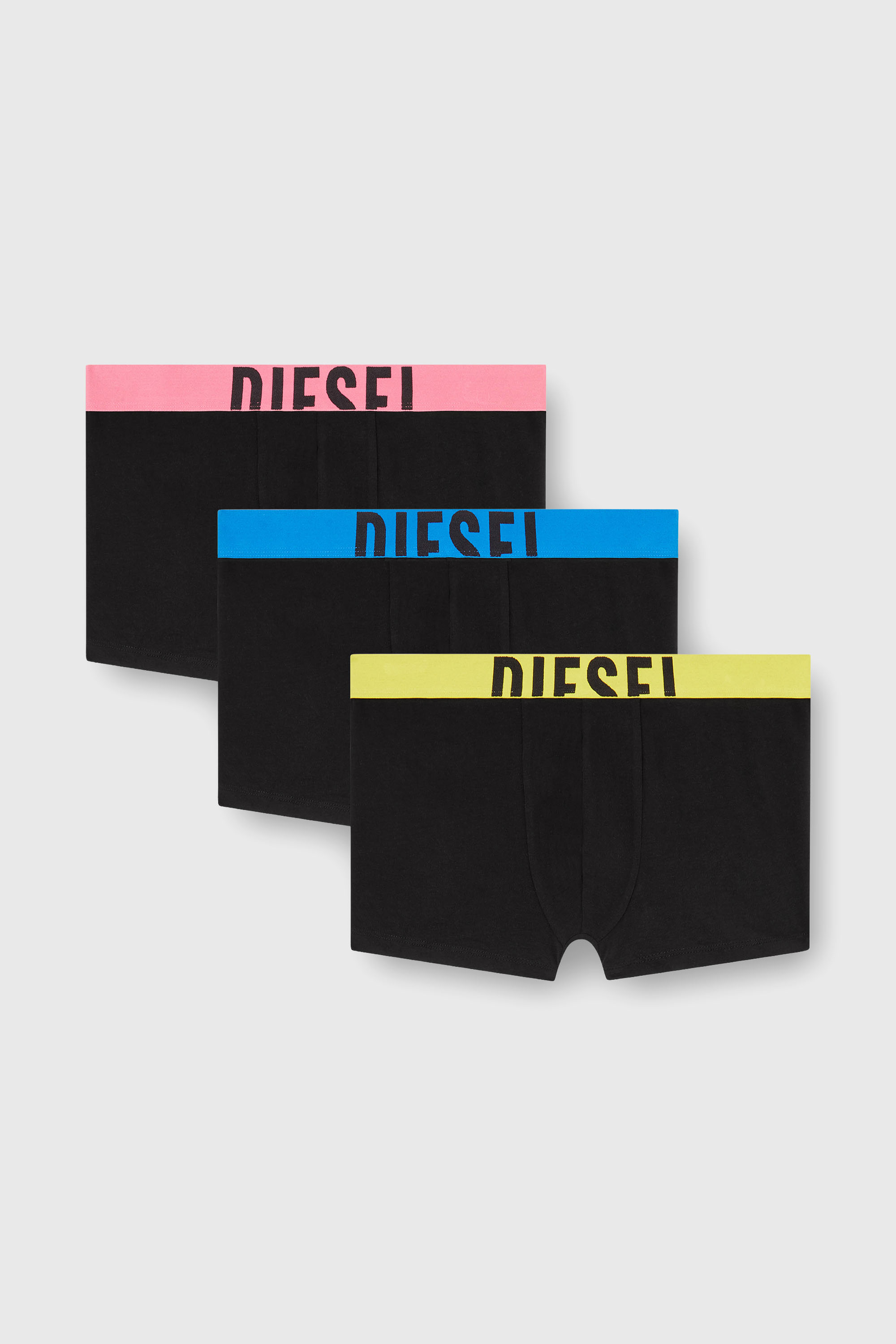 Diesel - DAMIEN-D-POP-3PACK-40, Man's Three-pack boxer briefs in stretch cotton in Black - 2