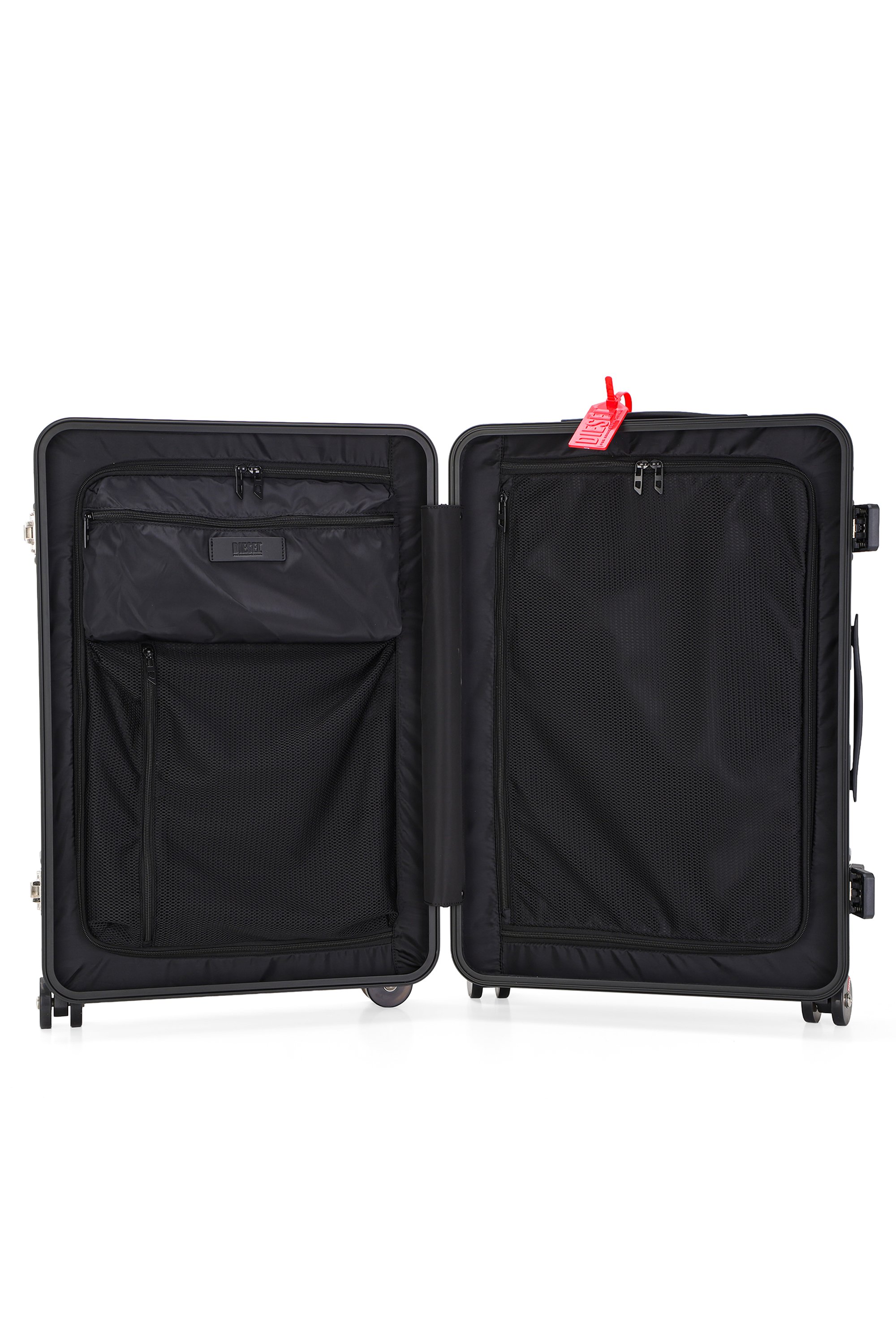 Diesel - DIESEL PC STRONG IMAGE TROLLEY- DSL003, Unisex's Rugged carry‑on suitcase 24" in Black - 3