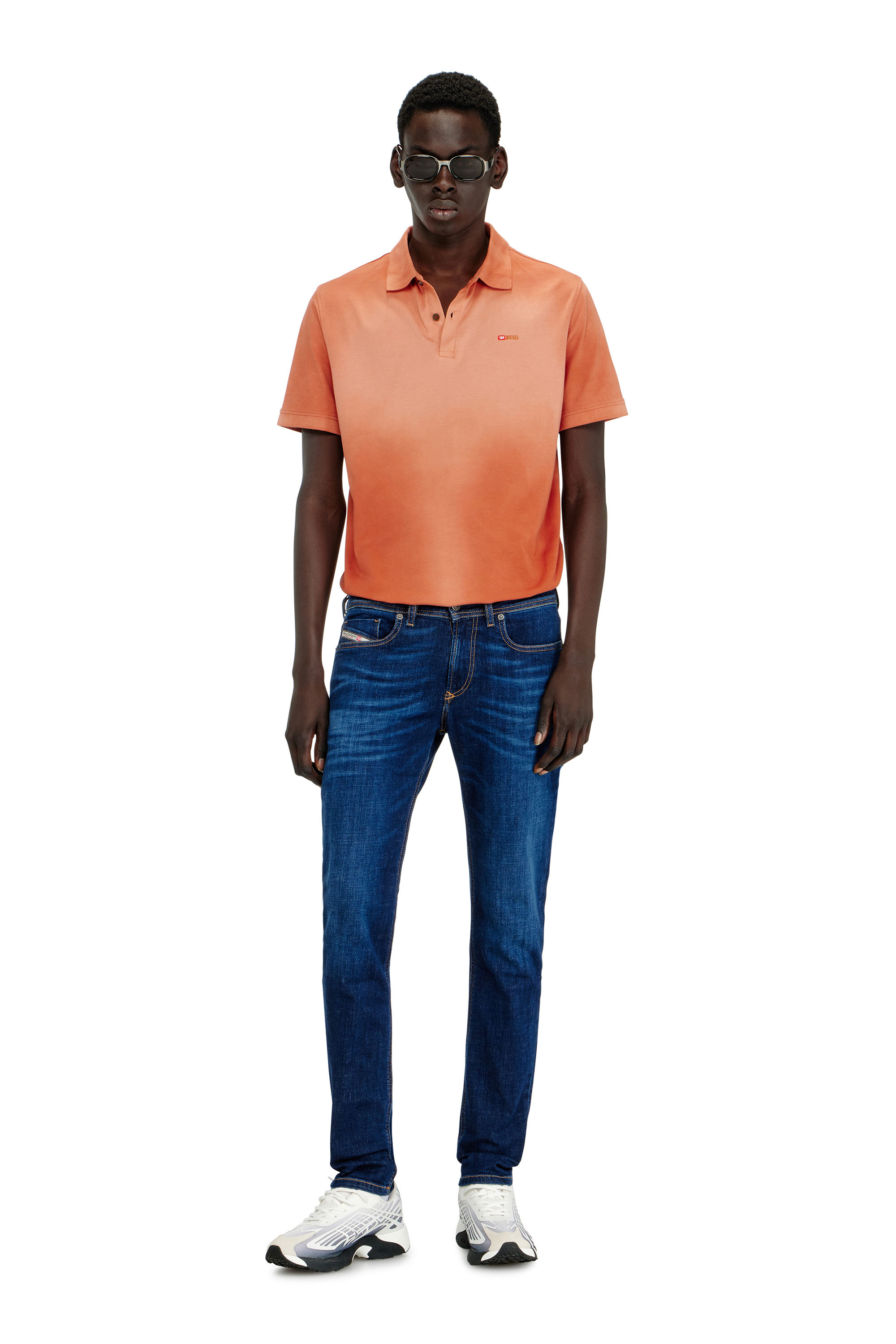 Diesel - Man's Skinny Jeans 1979 Sleenker 09J17, Dark Blue - 3