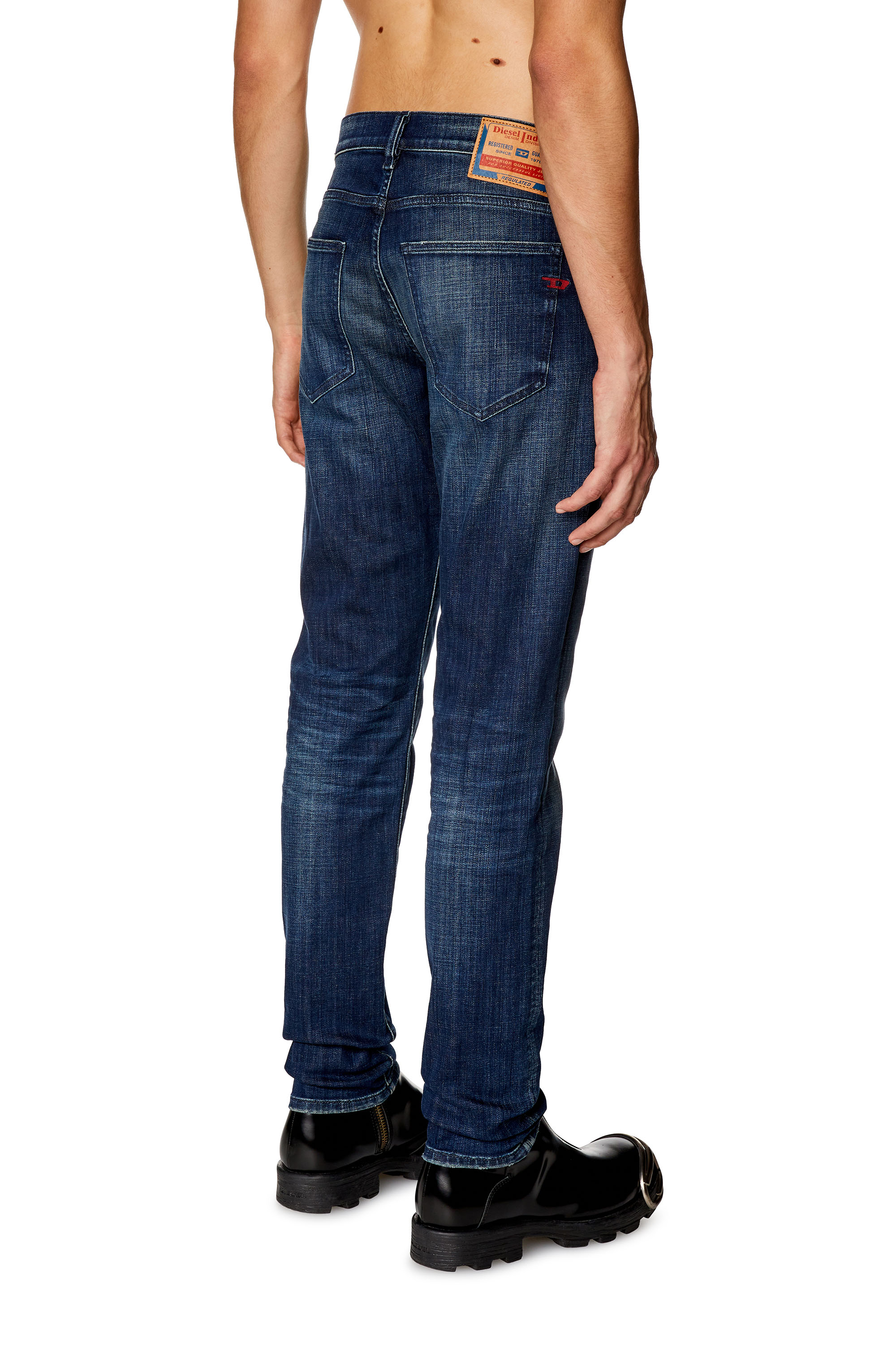 Diesel - Slim Jeans 2019 D-Strukt 09H35, Dark Blue - Image 4