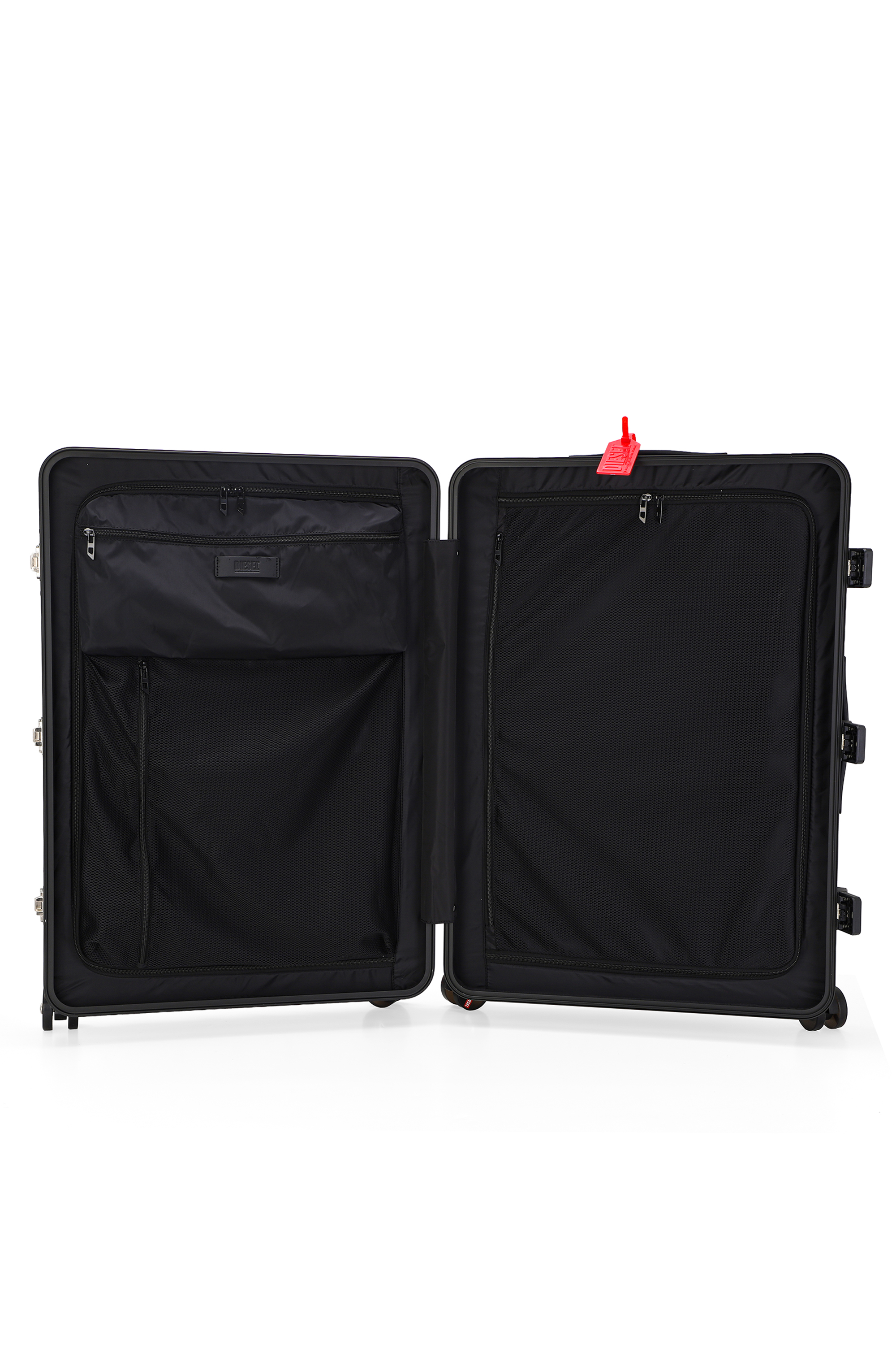 Diesel - DIESEL PC STRONG IMAGE TROLLEY- DSL003, Unisex's Rugged suitcase size L in Black - 4