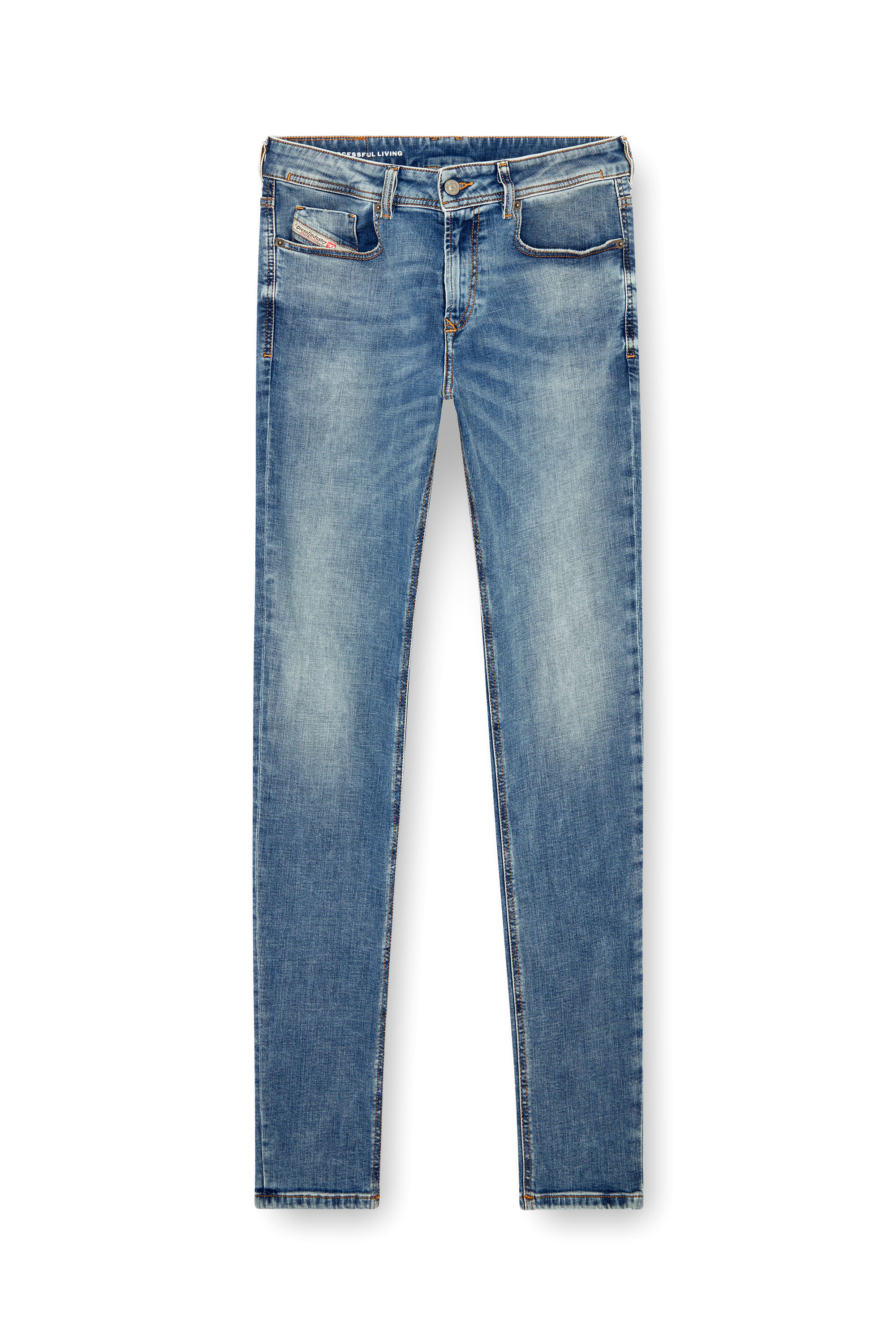 Diesel - Man's Skinny Jeans 1979 Sleenker 09J21, Light Blue - 5