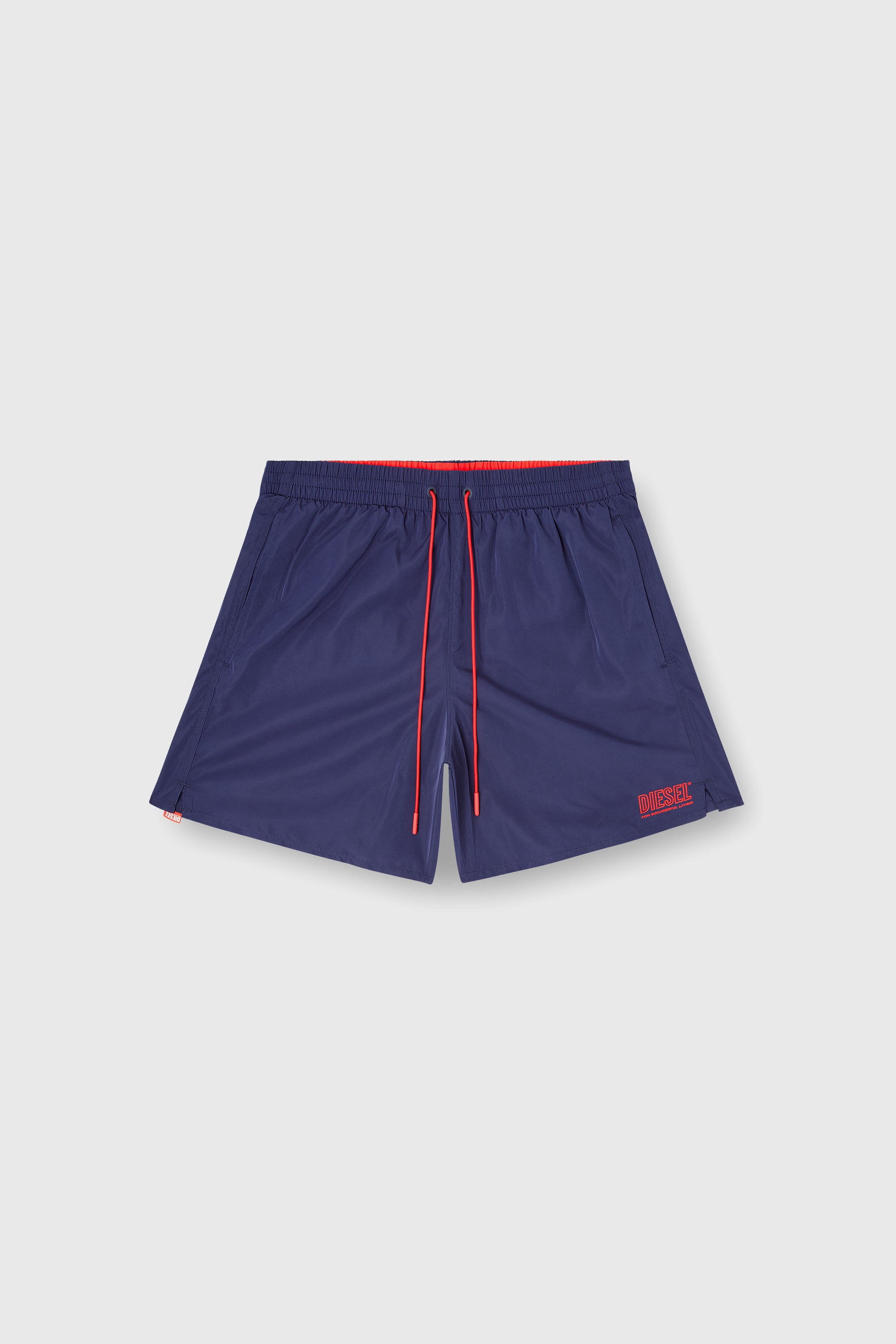 Diesel - SPORT-41-D-CORE, Man's Swim shorts with zip pocket in Dark Blue - 2