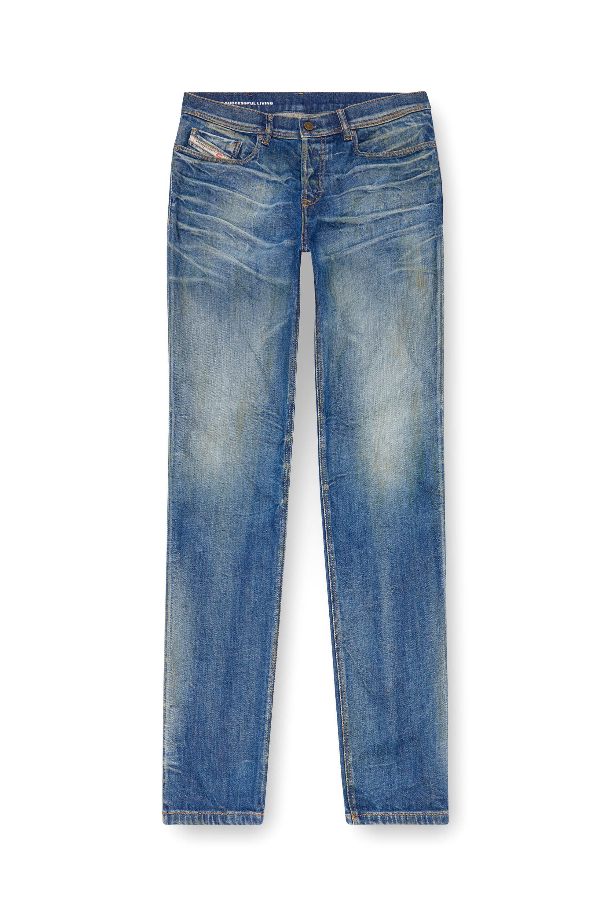Diesel - Tapered Jeans 2023 D-Finitive 09J66, Medium blue - Image 3
