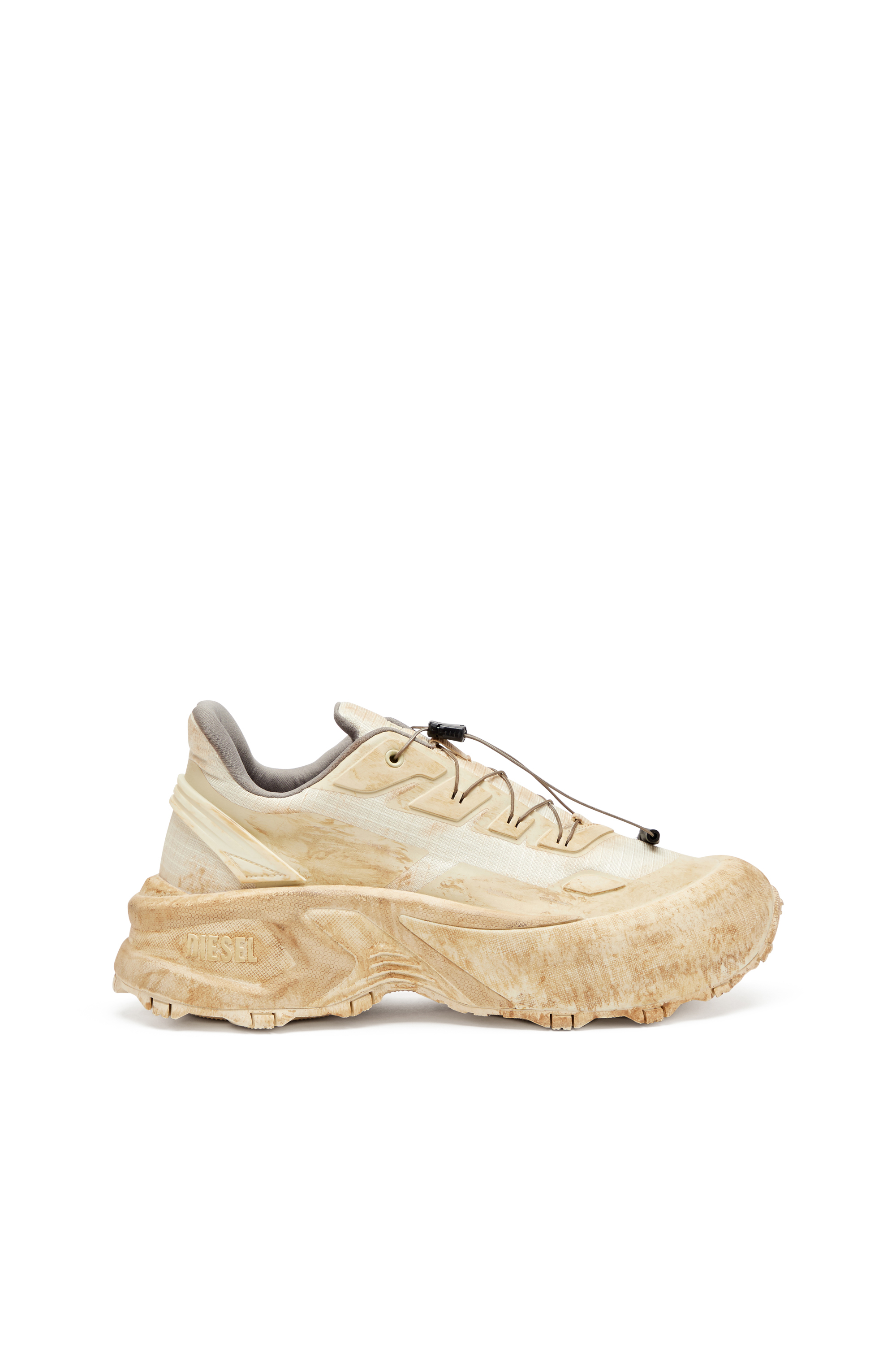 D-CAGE RUNNER, Beige Diesel - D-CAGE RUNNER, Man's D-Cage Runner-Sneaker in Beige - 1