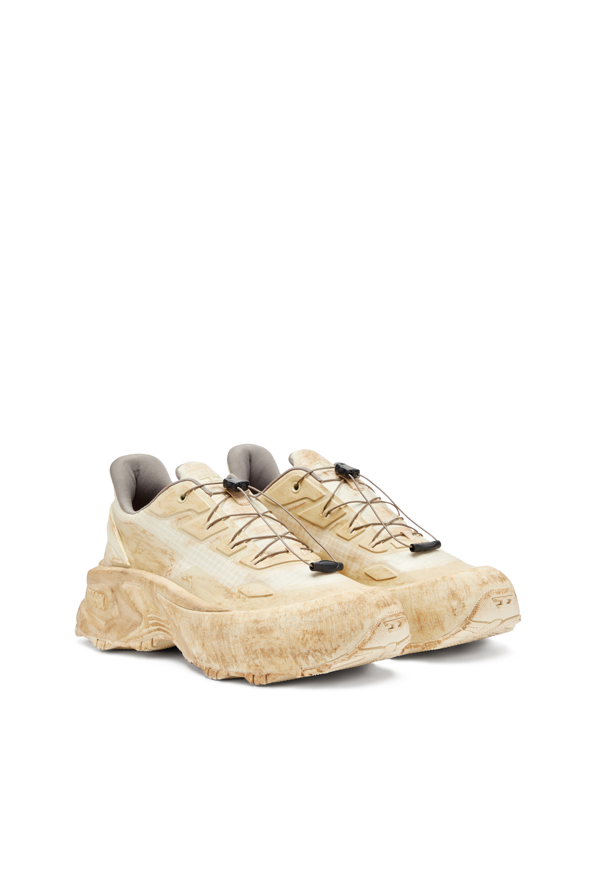 D-CAGE RUNNER, Beige Diesel - D-CAGE RUNNER, Man's D-Cage Runner-Sneaker in Beige - 2