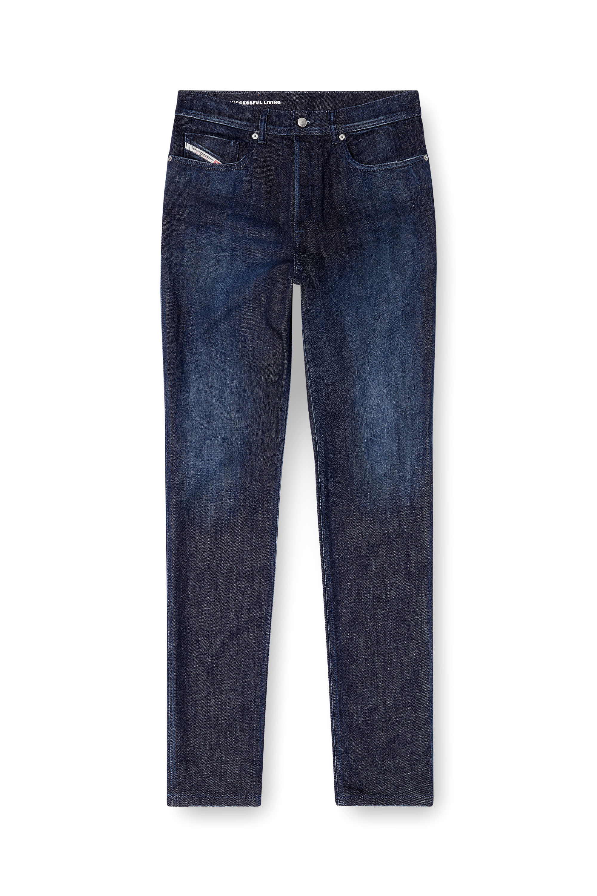 Regular Jeans 2023 D-Finitive 09M19, Dark Blue Diesel - Man's Regular Jeans 2023 D-Finitive 09M19, Dark Blue - 2
