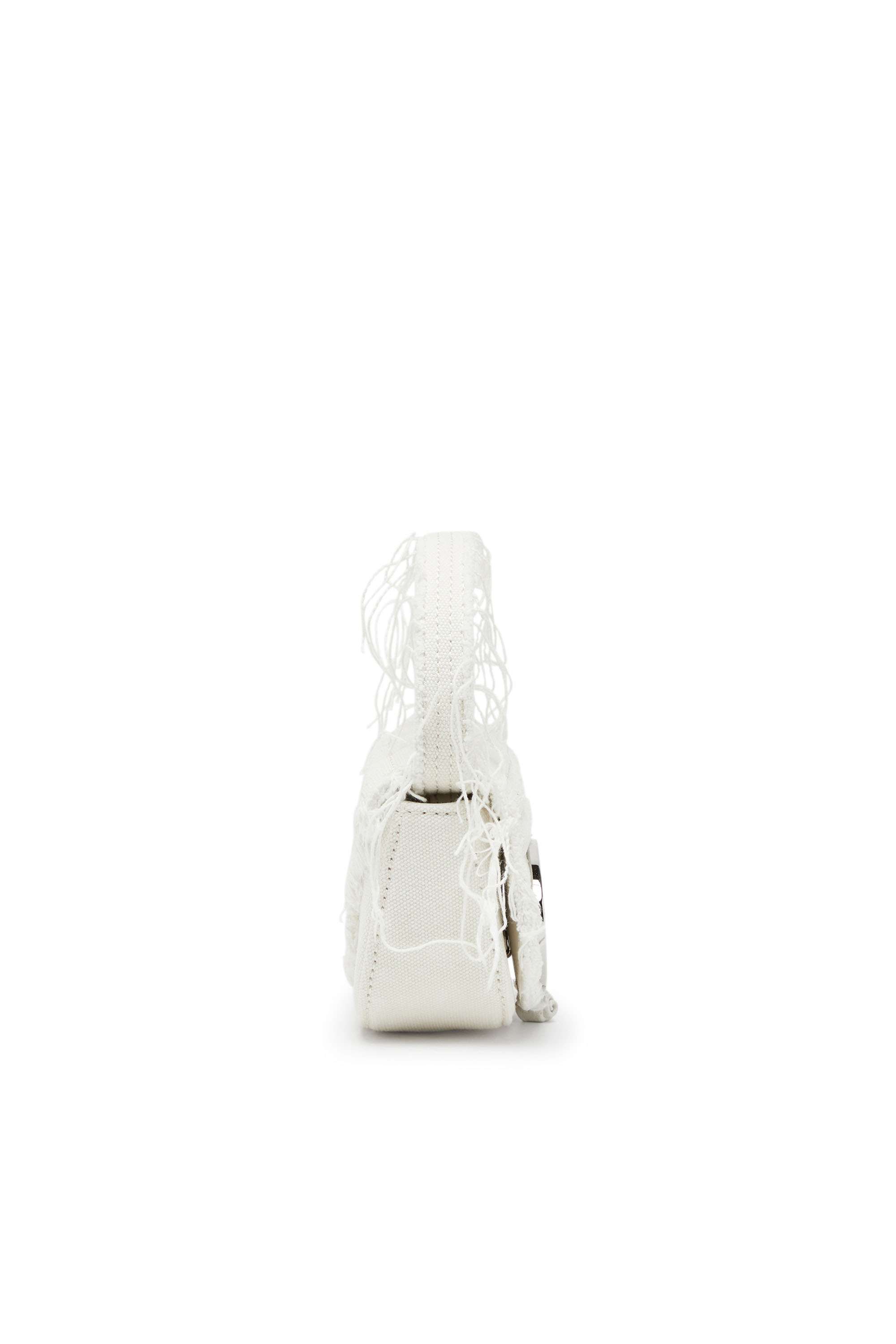 Diesel - 1DR XS, Woman's 1DR XS-Iconic mini bag in canvas and leather in White - 5