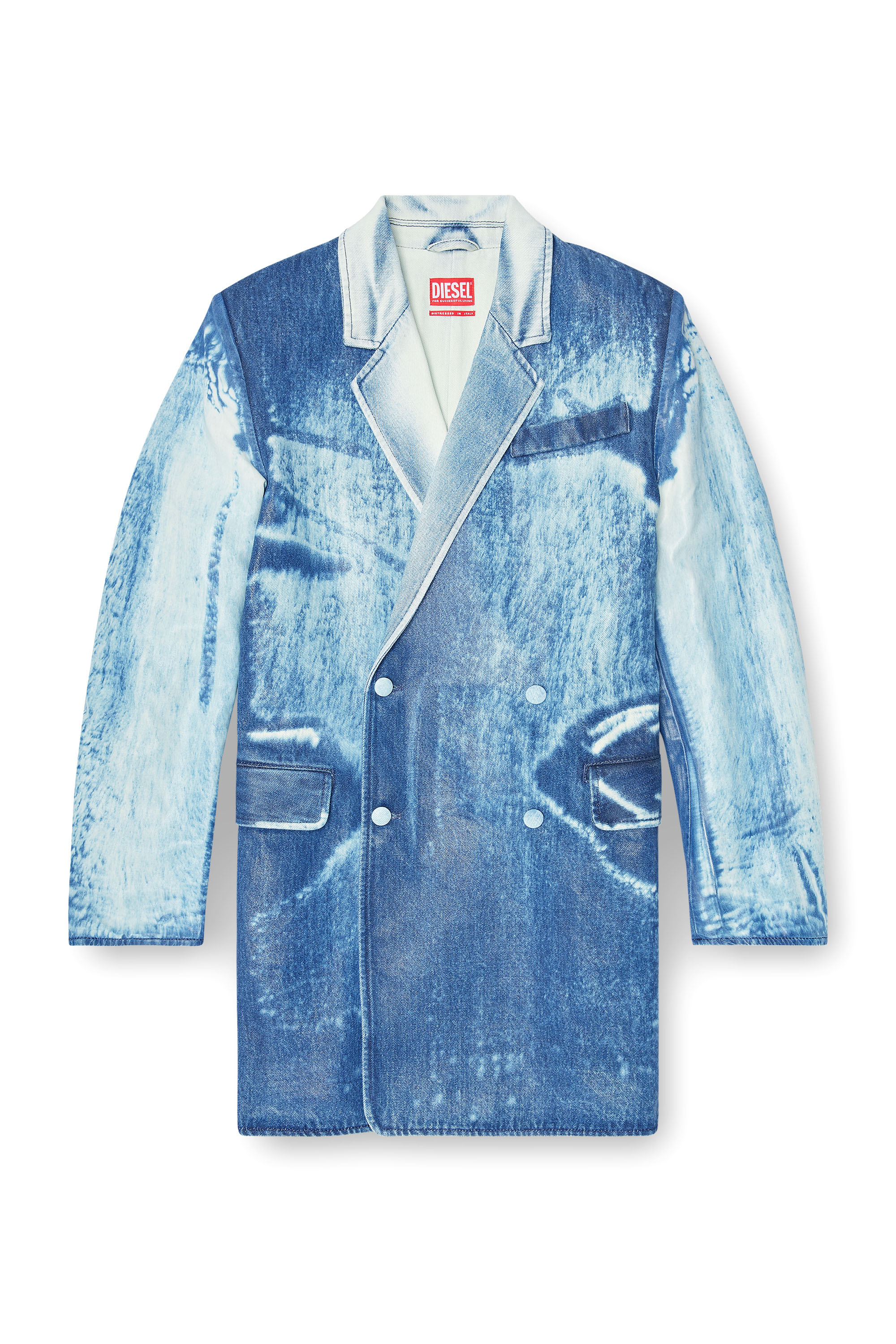 Diesel - DE-LUMEA-FSI1, Woman's Blazer in X-Ray denim in Blue - 3